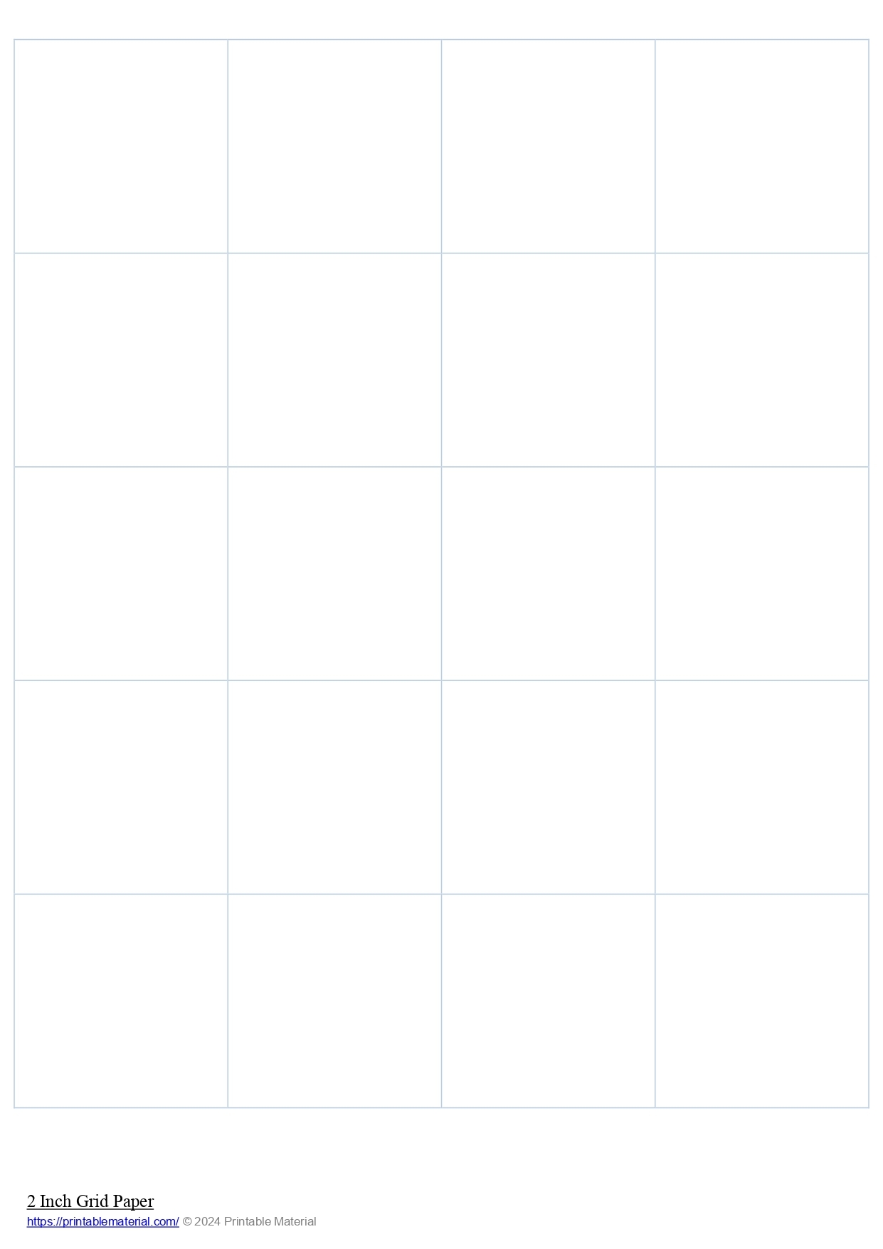 Grid Paper Free Printable PDF Squared Paper