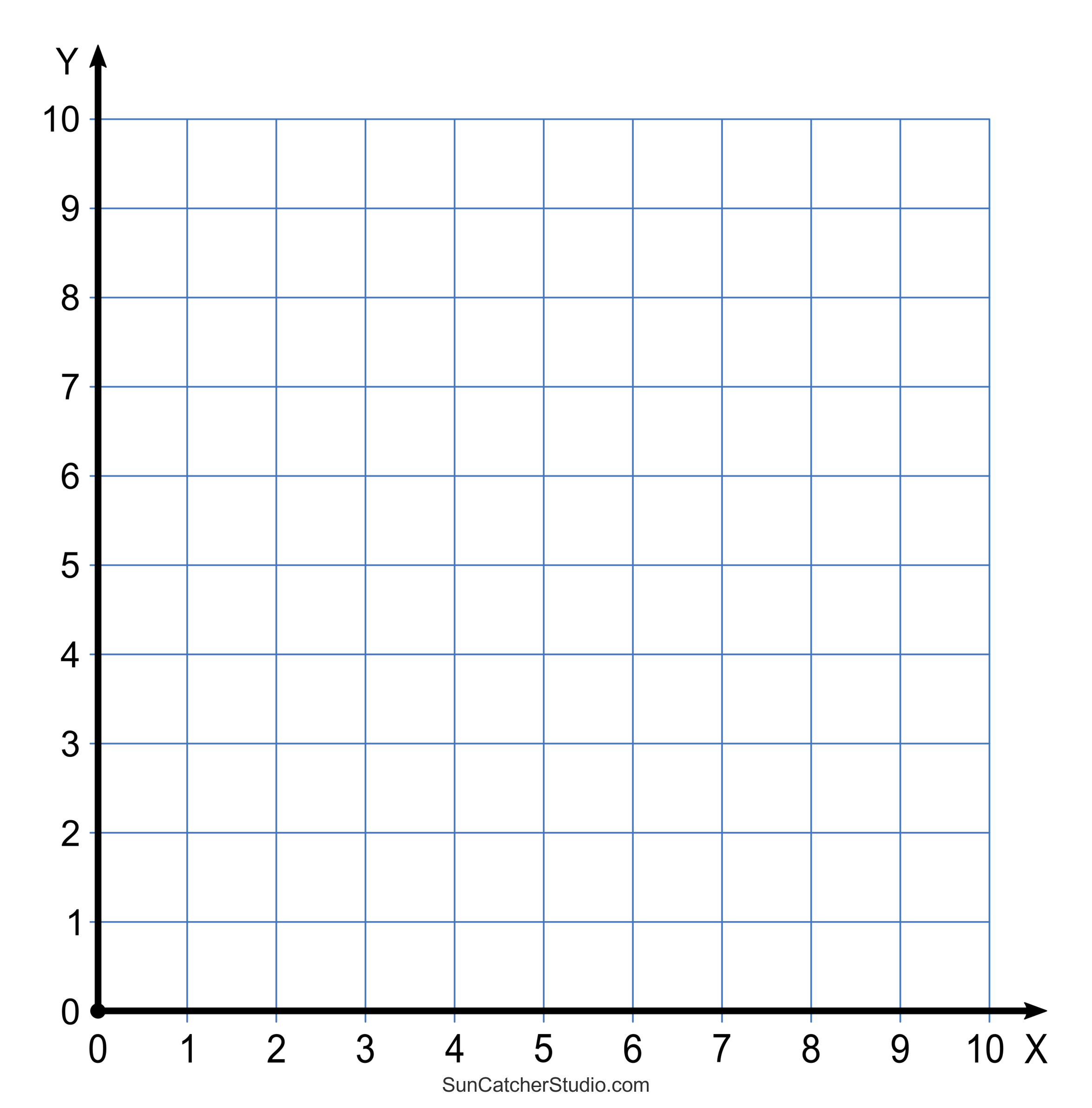 Grid Paper Printable 4 Quadrant Coordinate Graph Paper Templates Worksheets Library