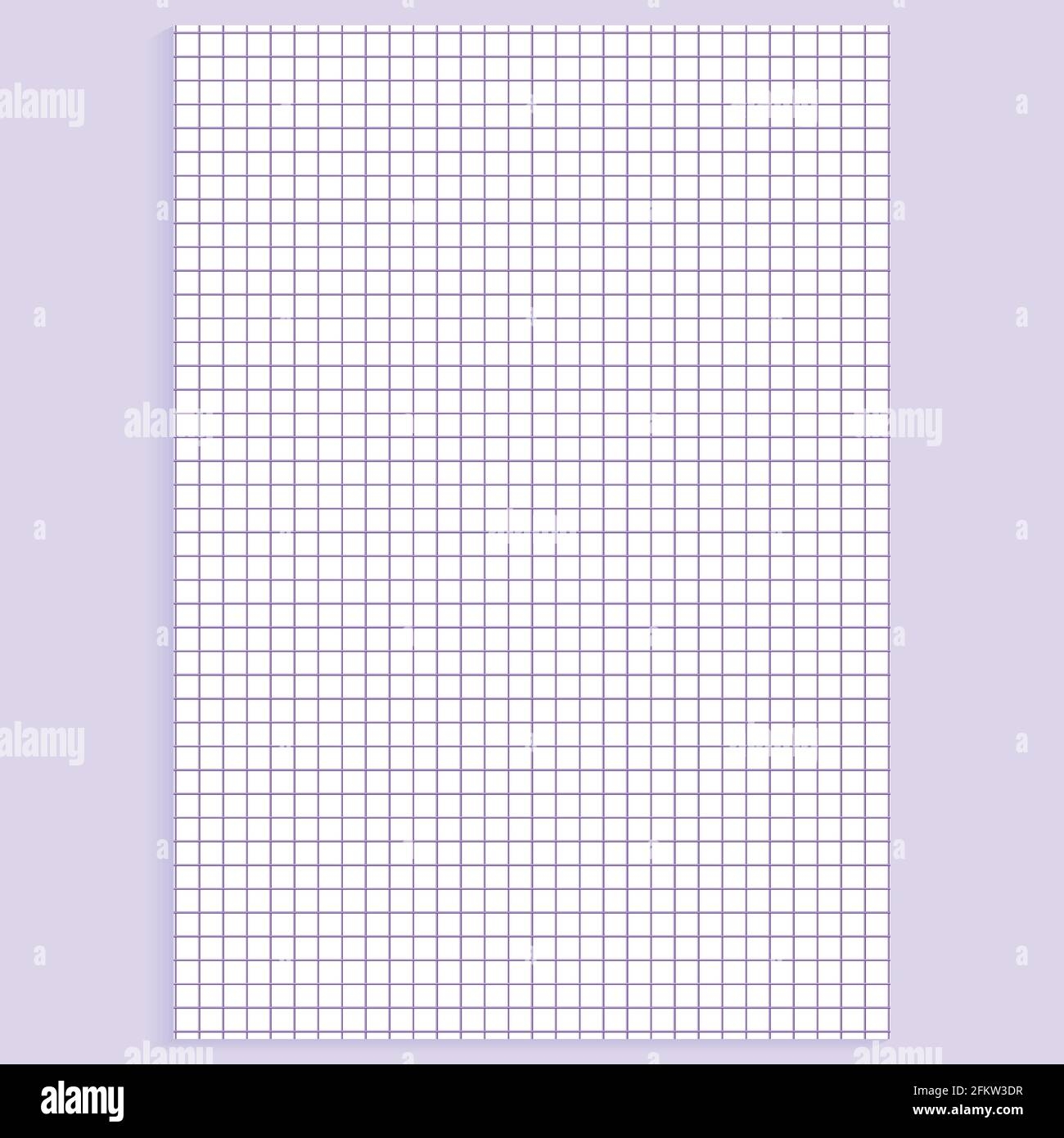 Grid Paper Realistic Blank Lined Paper Sheet In A4 Format Squared Background With Color Graph Geometric Pattern For School Wallpaper Textures Stock Vector Image Art Alamy