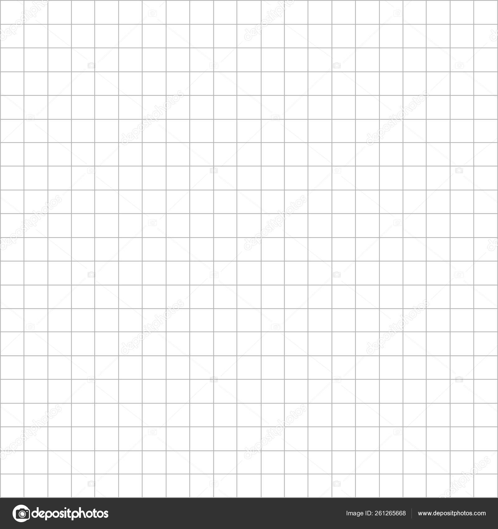 Grid Square Graph Line Full Page White Paper Background Paper Stock Vector By cgdeaw 261265668