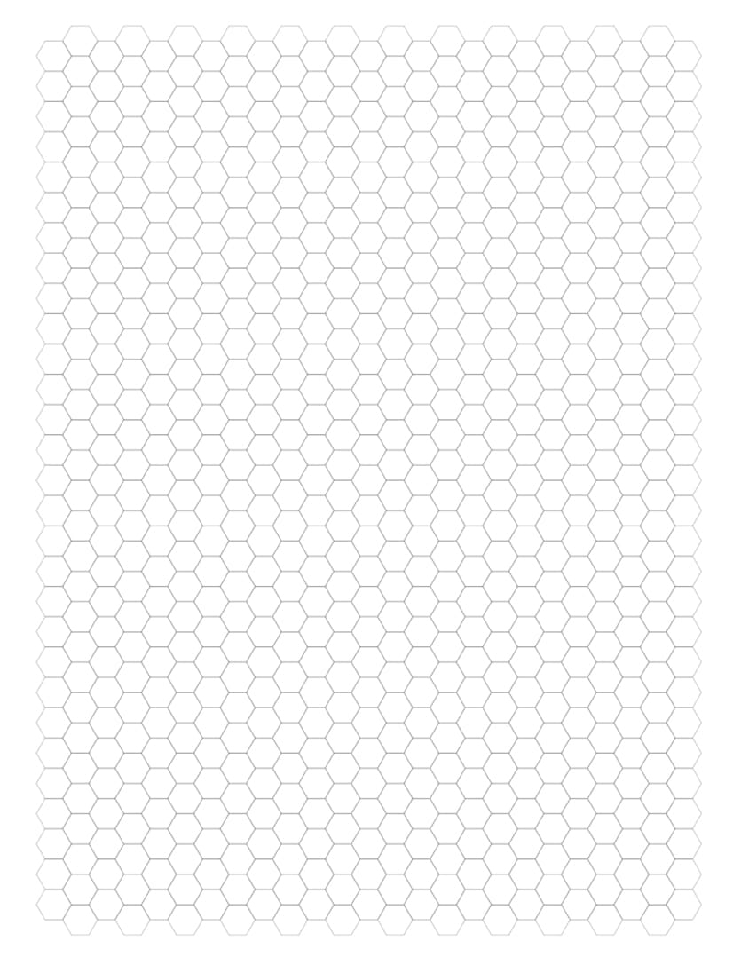 Hexagon Graph Paper Notebook Blue Brown Squidmore Company Stationery