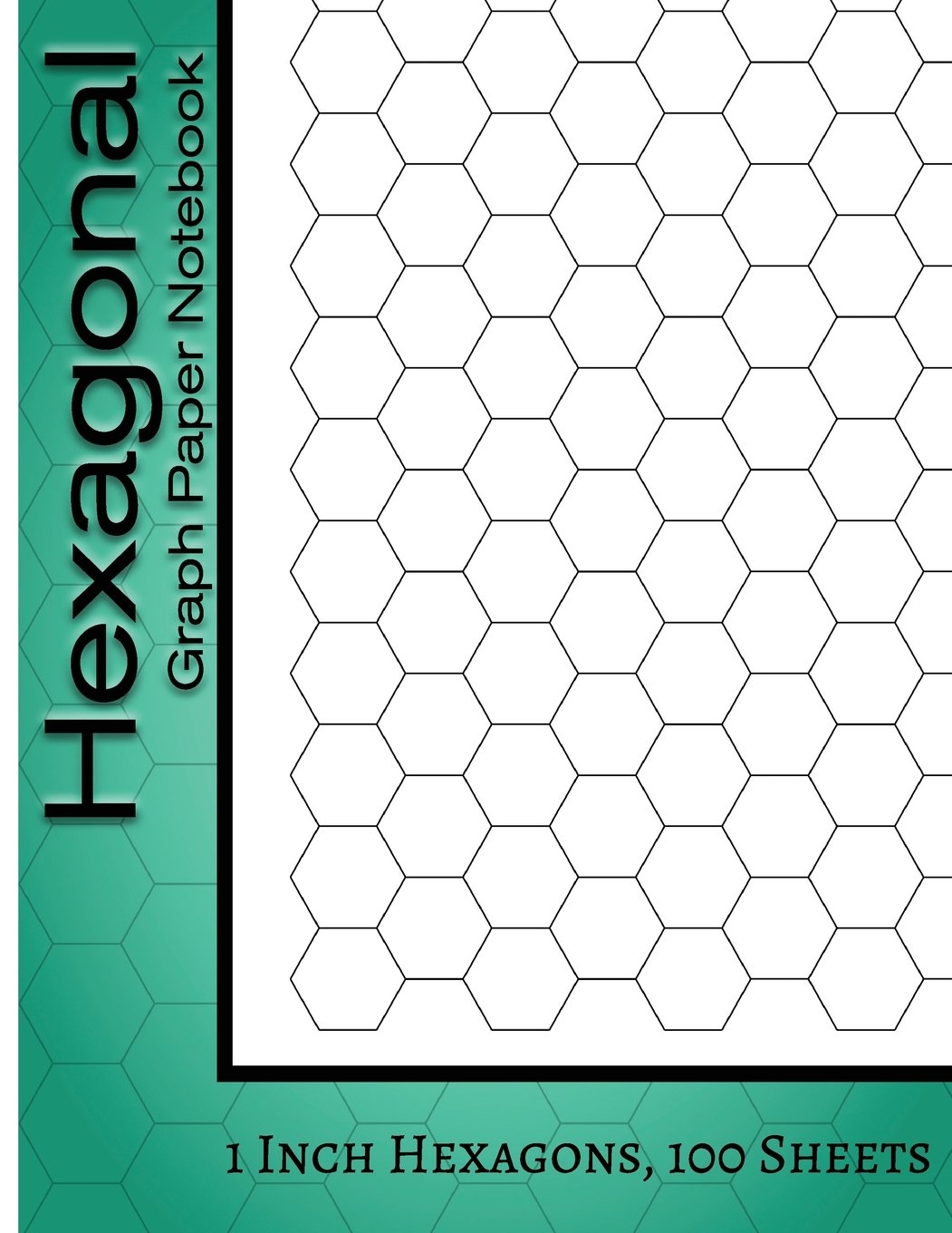 Hexagonal Graph Paper Notebook 1 Inch Hexagons Zambia Ubuy