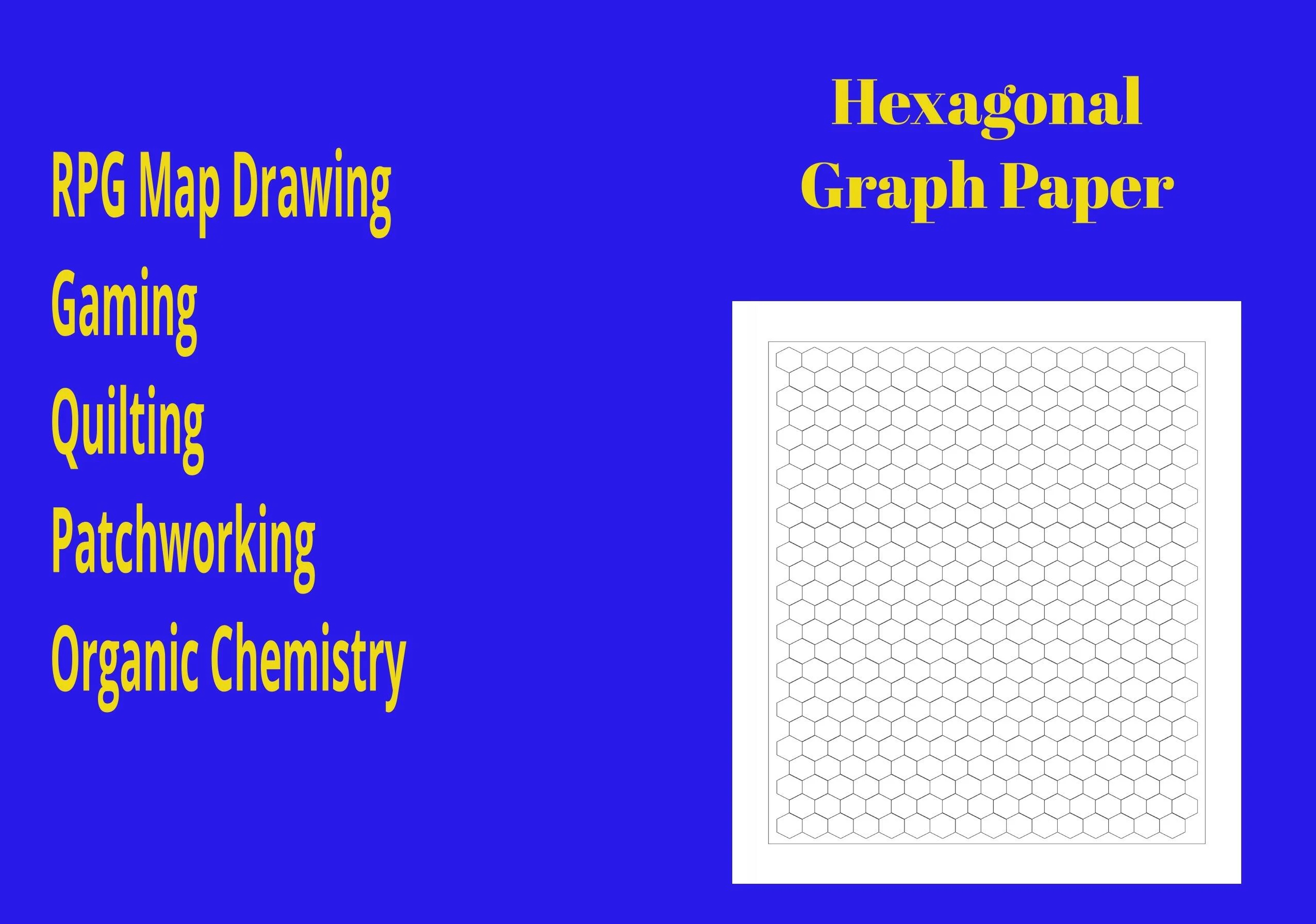 Printable Hexagonal Graph Paper