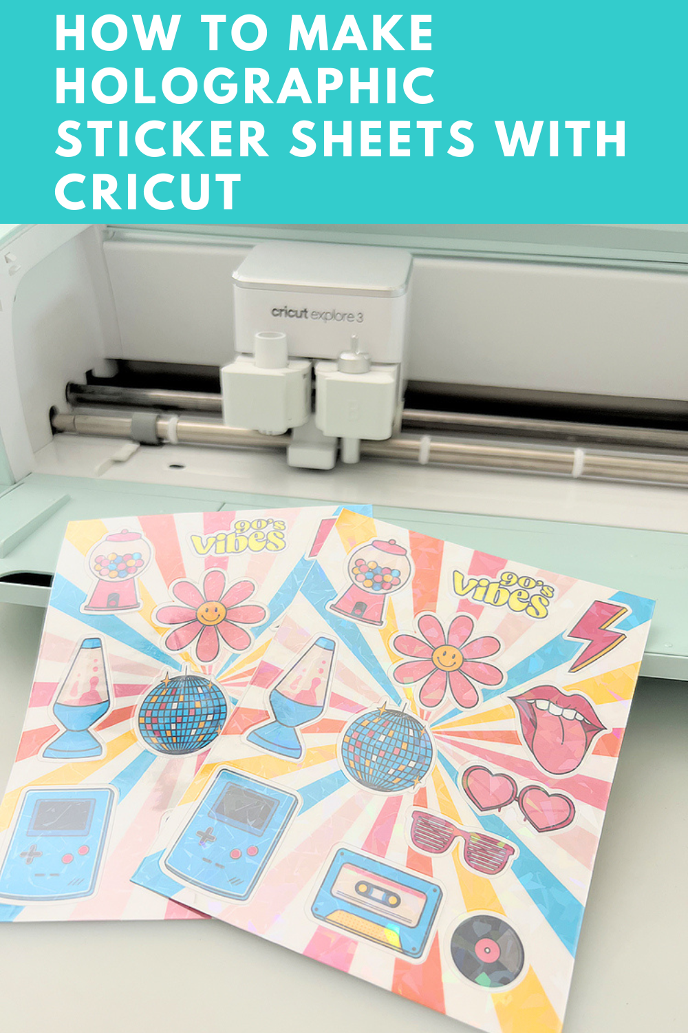 How To Make Sticker Sheets With Cricut Michelle s Party Plan It