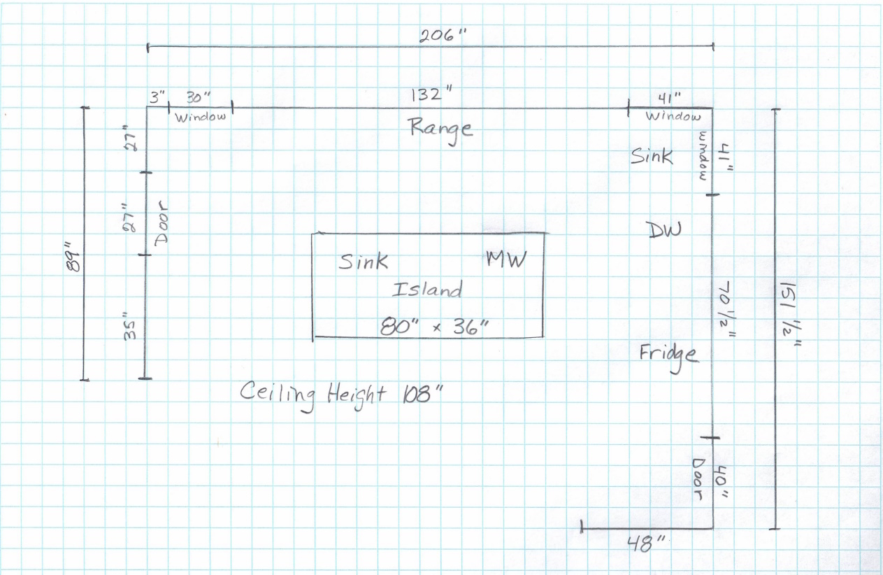 How To Measure Your Kitchen Ben s Repurposed Cabinetry