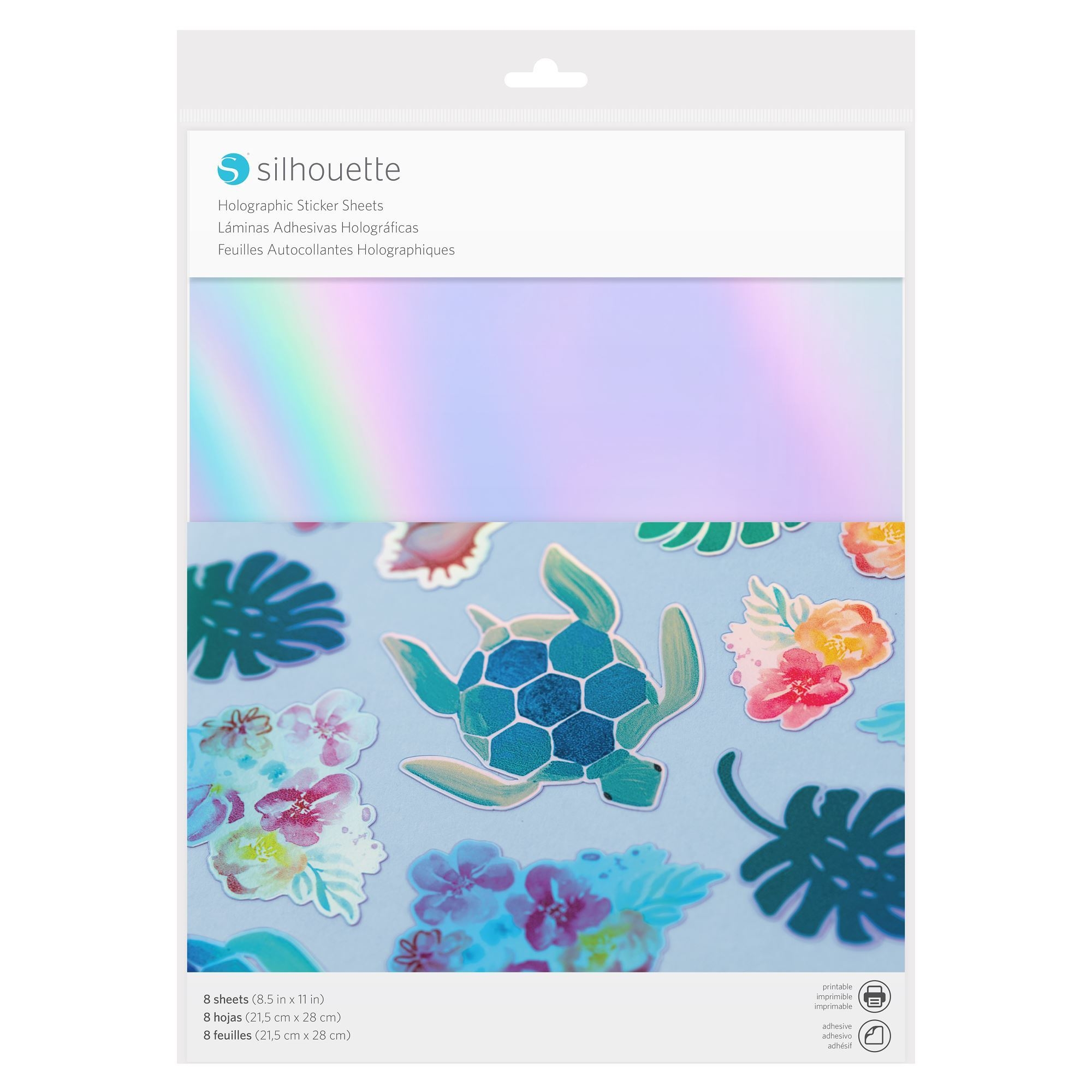 I Got The Silhouette Holographic Sticker Paper The Other Day And Just Tried To Cut Out Some Stickers With My Cricut Unfortunately Because The Paper Is Holographic The Cricut Can t Detect The