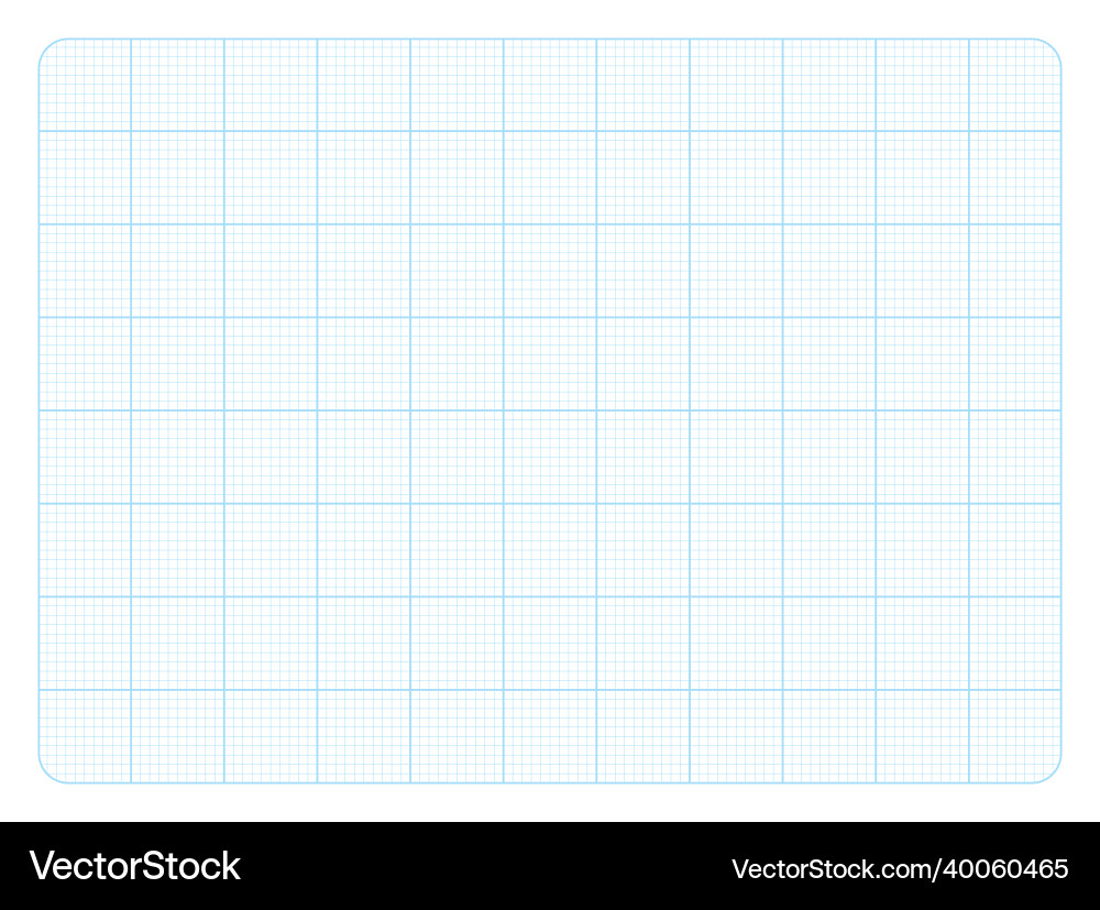Inch Graph Paper Grid Royalty Free Vector Image