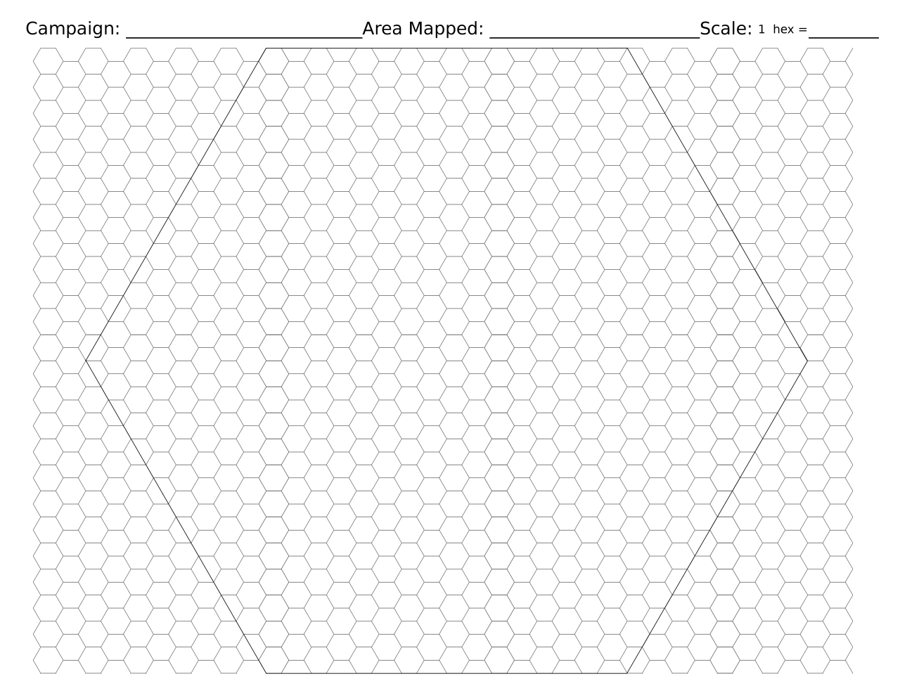 Infinite Machine Blank Hex Maps 
