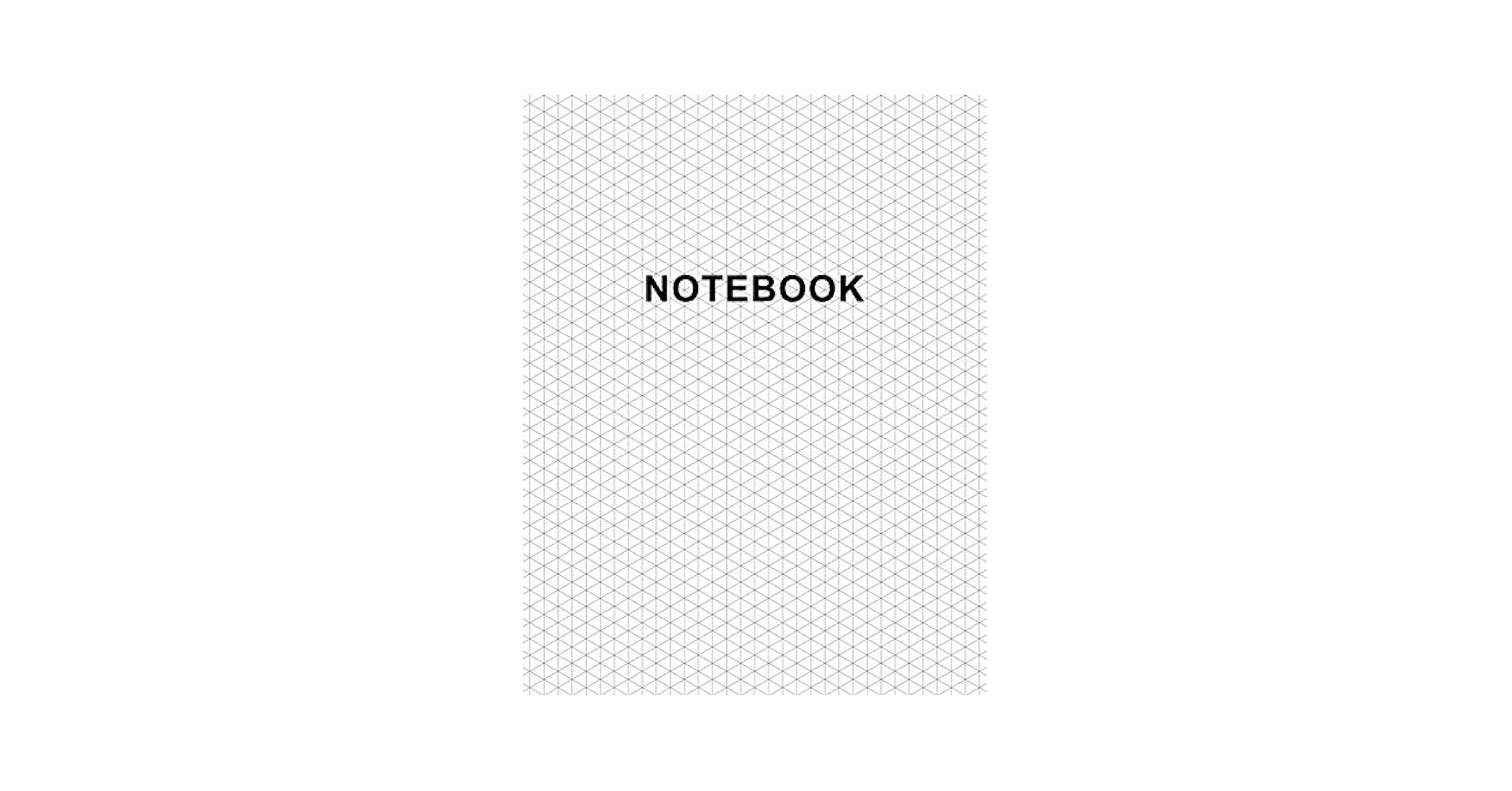 Isometric Graph Paper Notebook