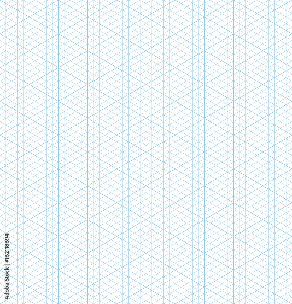 Isometric Grid Graph Paper Seamless Pattern Stock Vector Adobe Stock