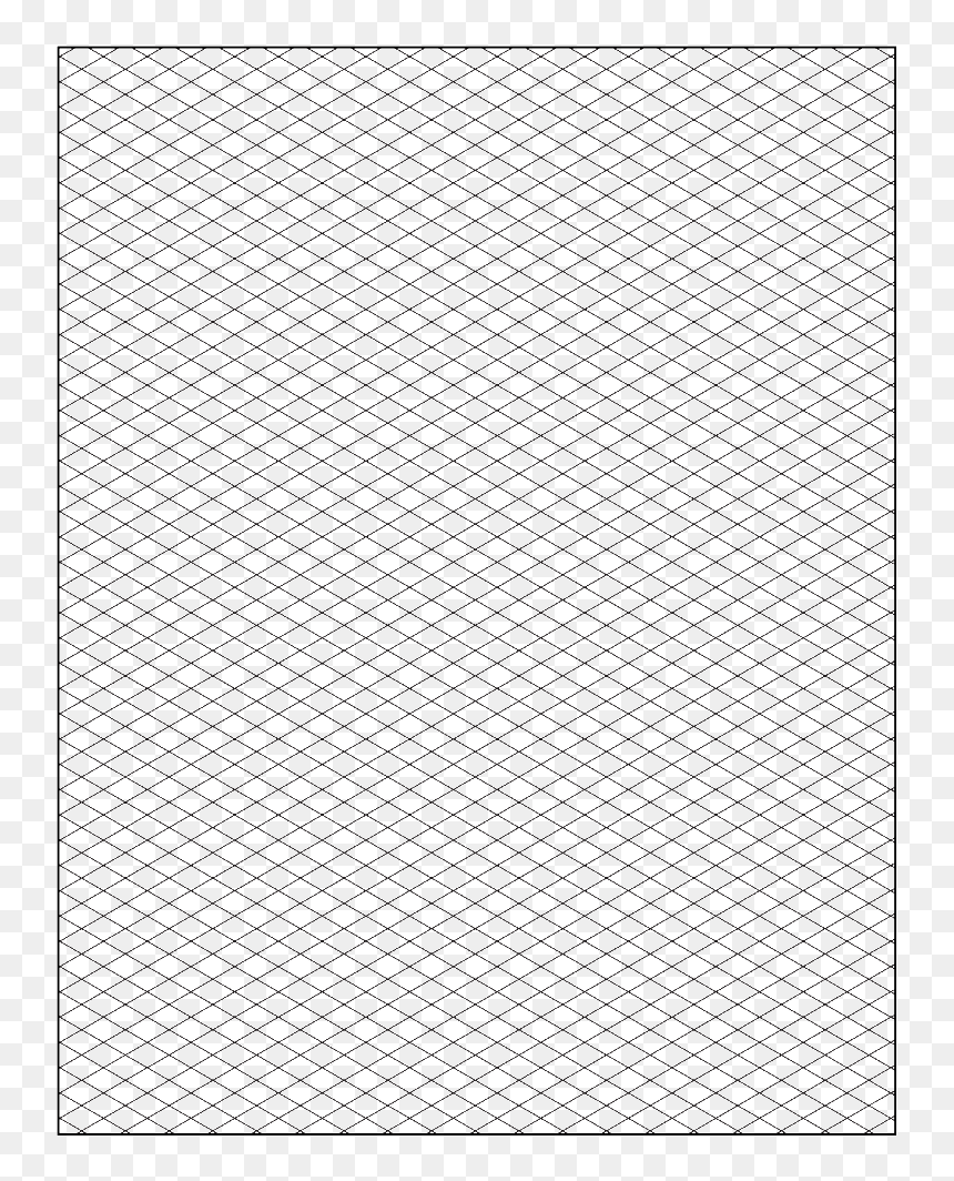 Isometric Paper 35 Degree Printable HD Png Download Vhv