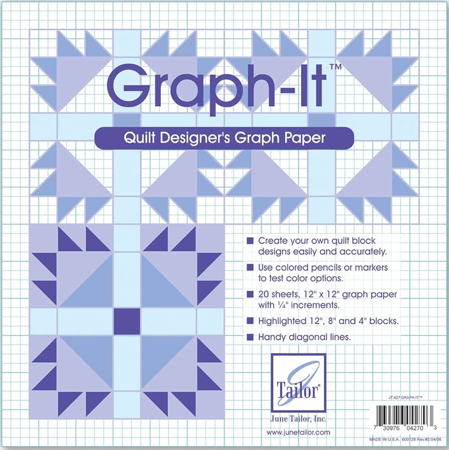 June Tailor Graph It Graph Paper 12 By 12 Inch 20 Per Package Amazon sg Office Products