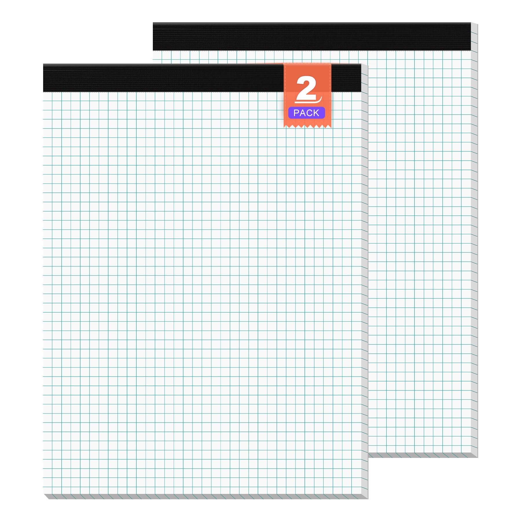 Large Grid Paper Printable Pdf 2 Pack Graph Paper Pads 8 5x11 Quad Ruled 4x4 Grid 30 Sheets Each Graph Paper Printable Pdf