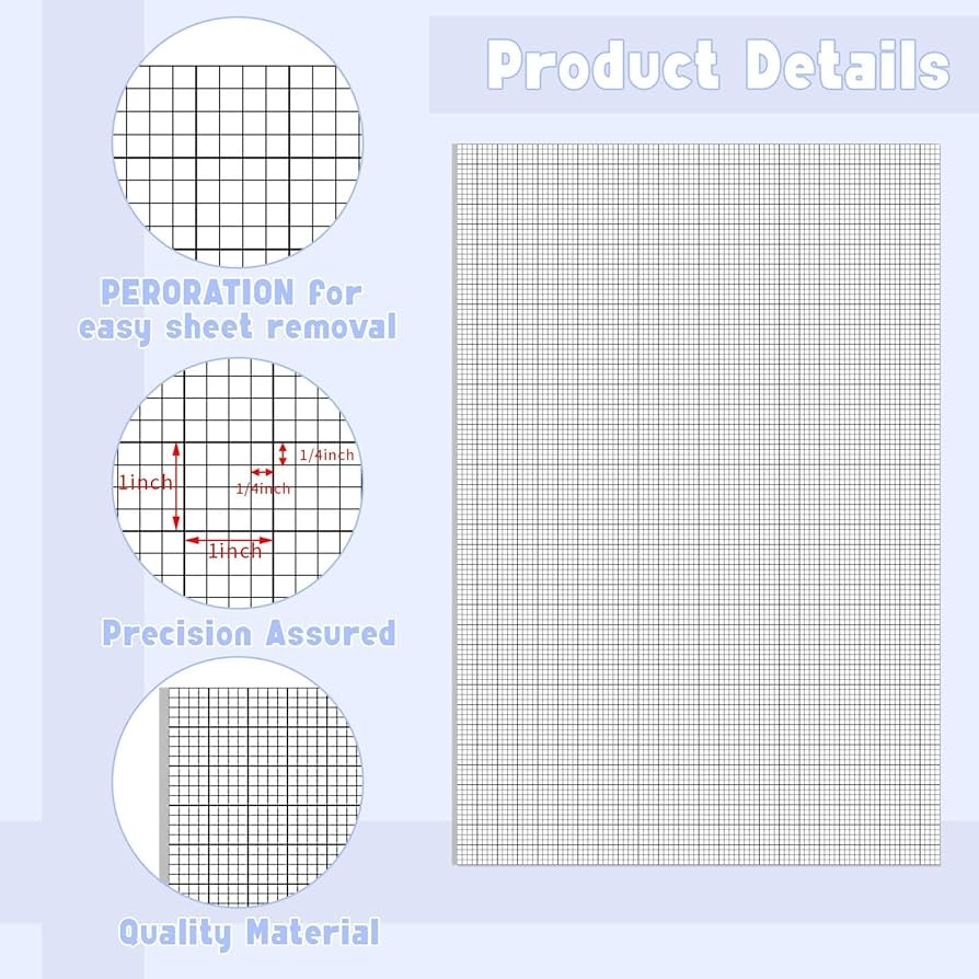 Large Pad 24 X 36 25 Martinique Graph Paper