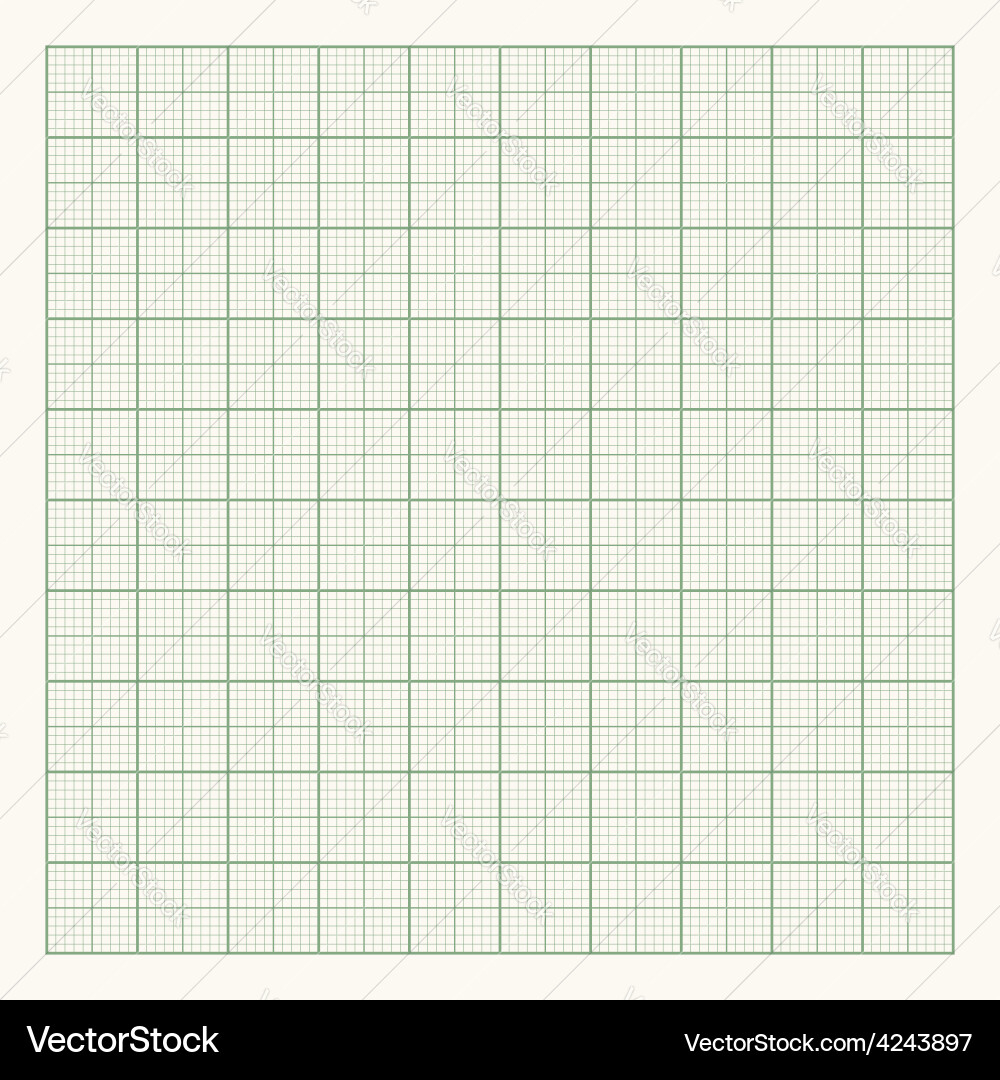 Light Green Graph Paper Royalty Free Vector Image