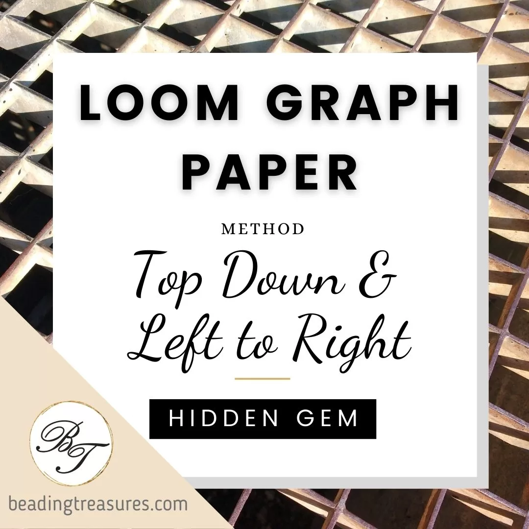 Loom Graph Paper Top Down Left To Right Method Beading Treasures