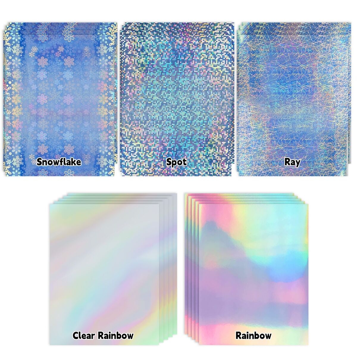 Lot Variety Size Pattern Koala Holographic Vinyl Sticker Paper For Printers EBay