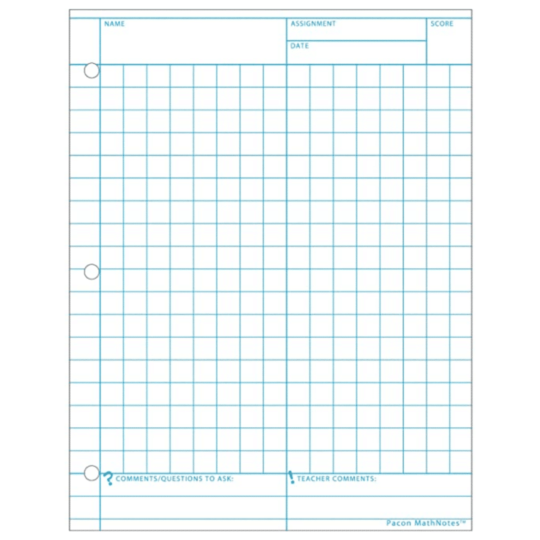 Math Notes Specialty Paper Therapy Shoppe