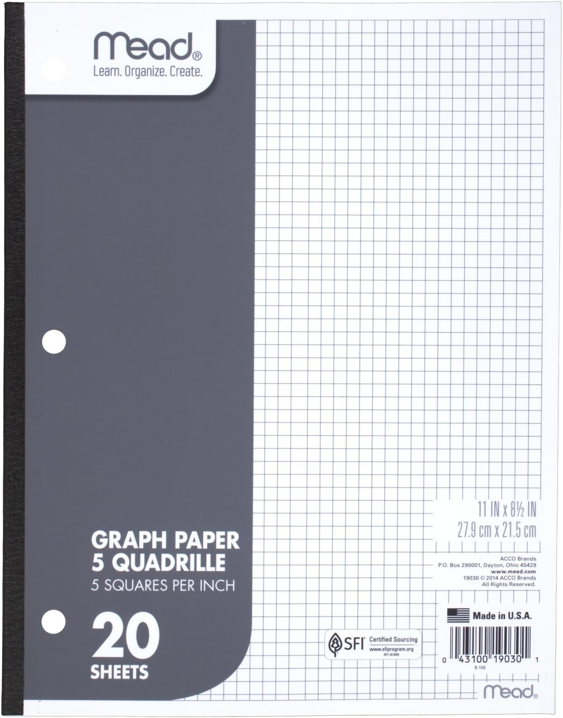 Graph Paper 5 Squares Per Inch