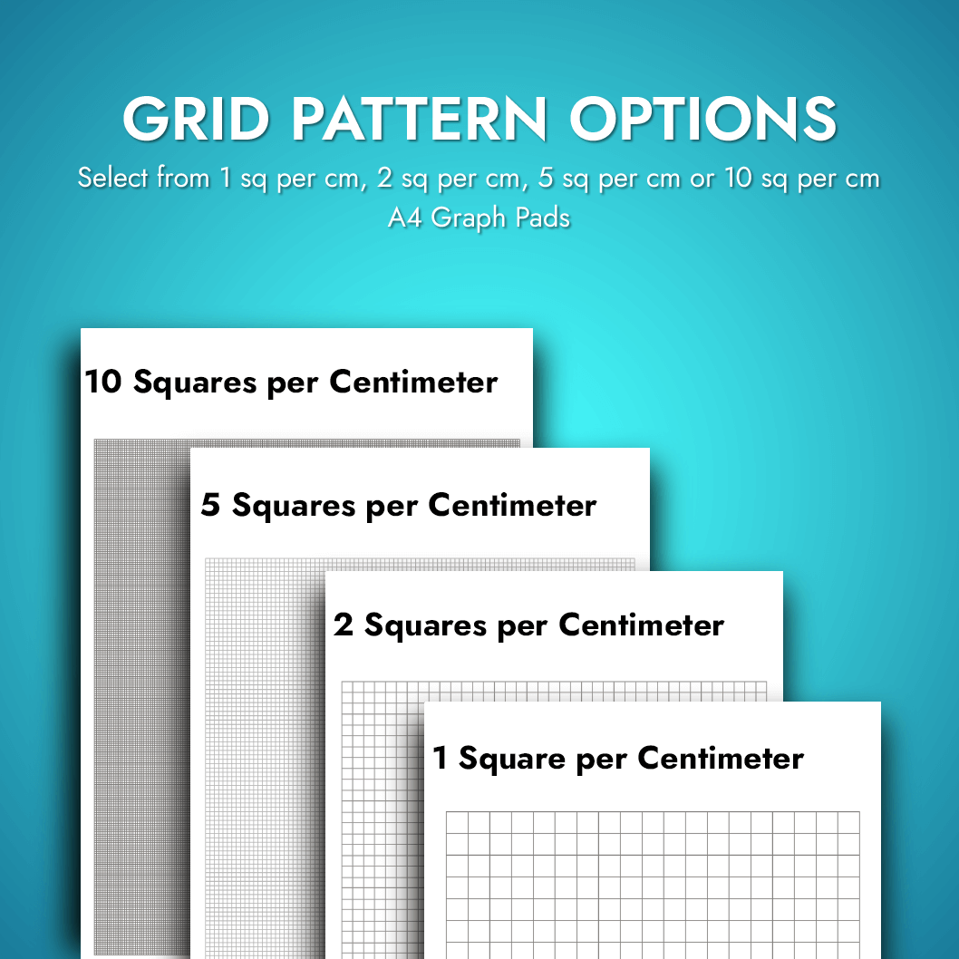 Metric Graph Paper Pads A4 PrintPPS 