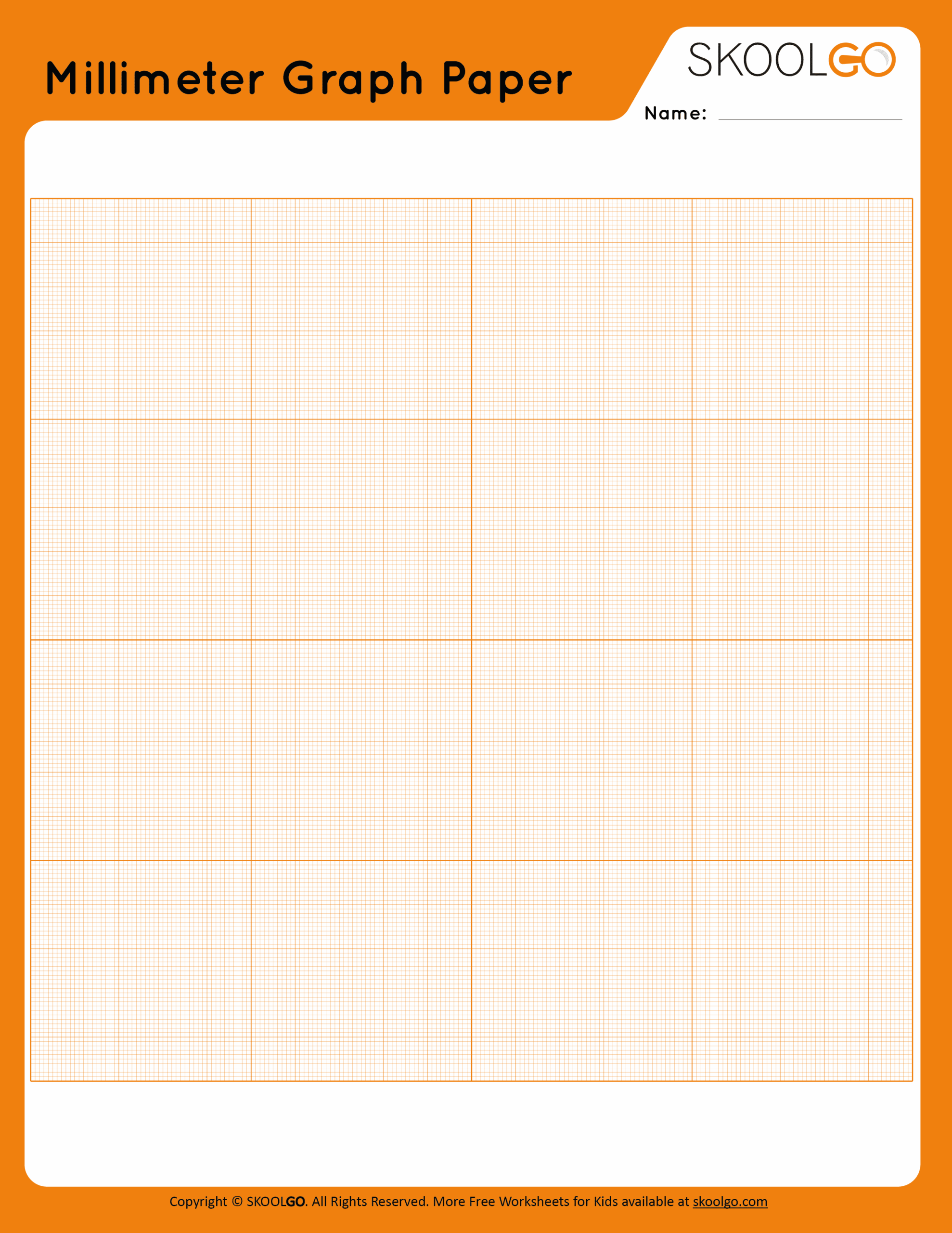 Millimeter Graph Paper SKOOLGO Worksheets Library