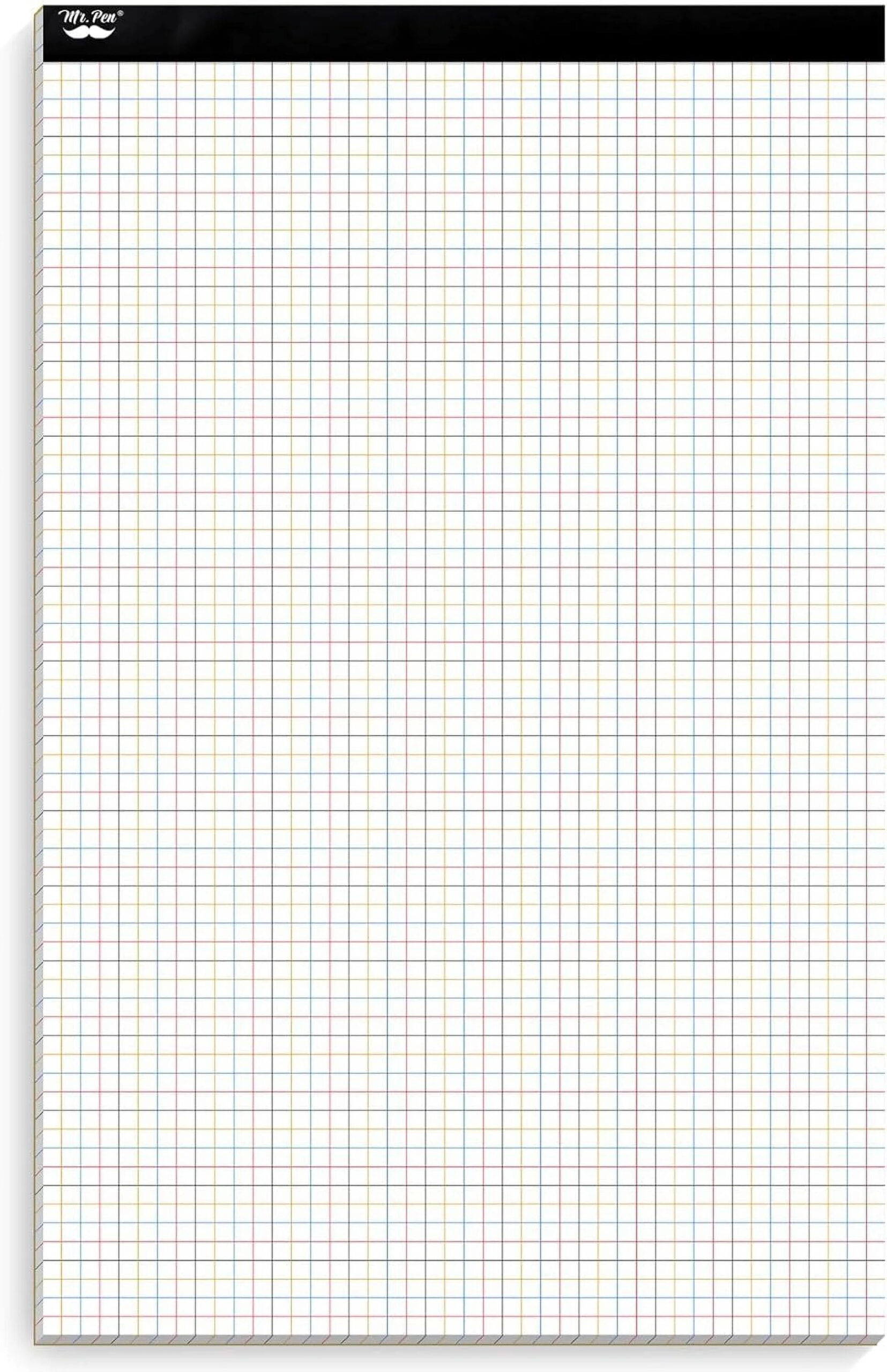 Mr Pen 4x4 17 x11 Graph Paper Colored Lined 22 Sheets Walmart