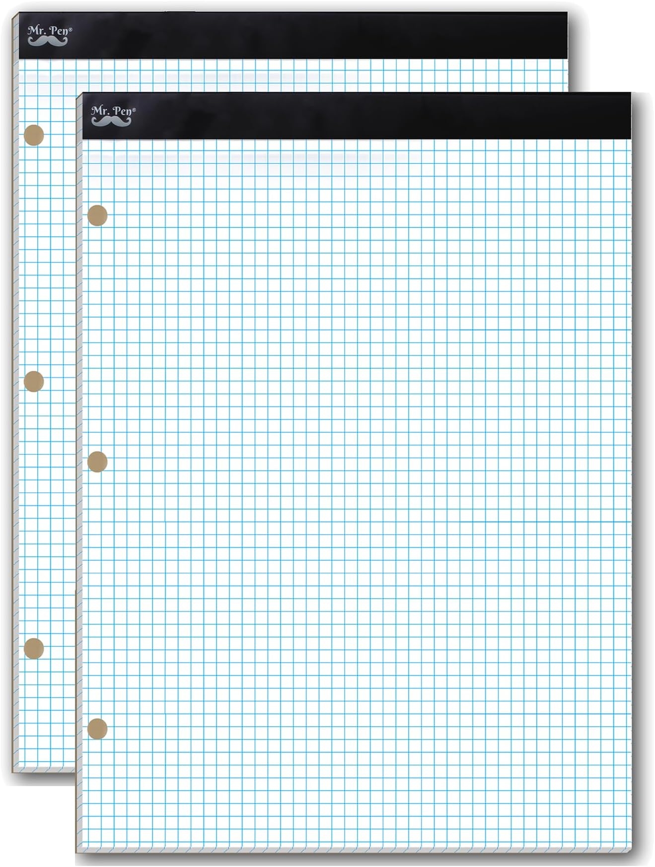 Notepads 8 5 X 11 Mr Pen Graph Paper 2 Pack 8 5 x11 2x2 2 Squares Per Inch 55 Sheets Pad Graphing Paper Grid Paper Pad Math Graph Paper Pad Drafting Paper Graph Paper Notebook