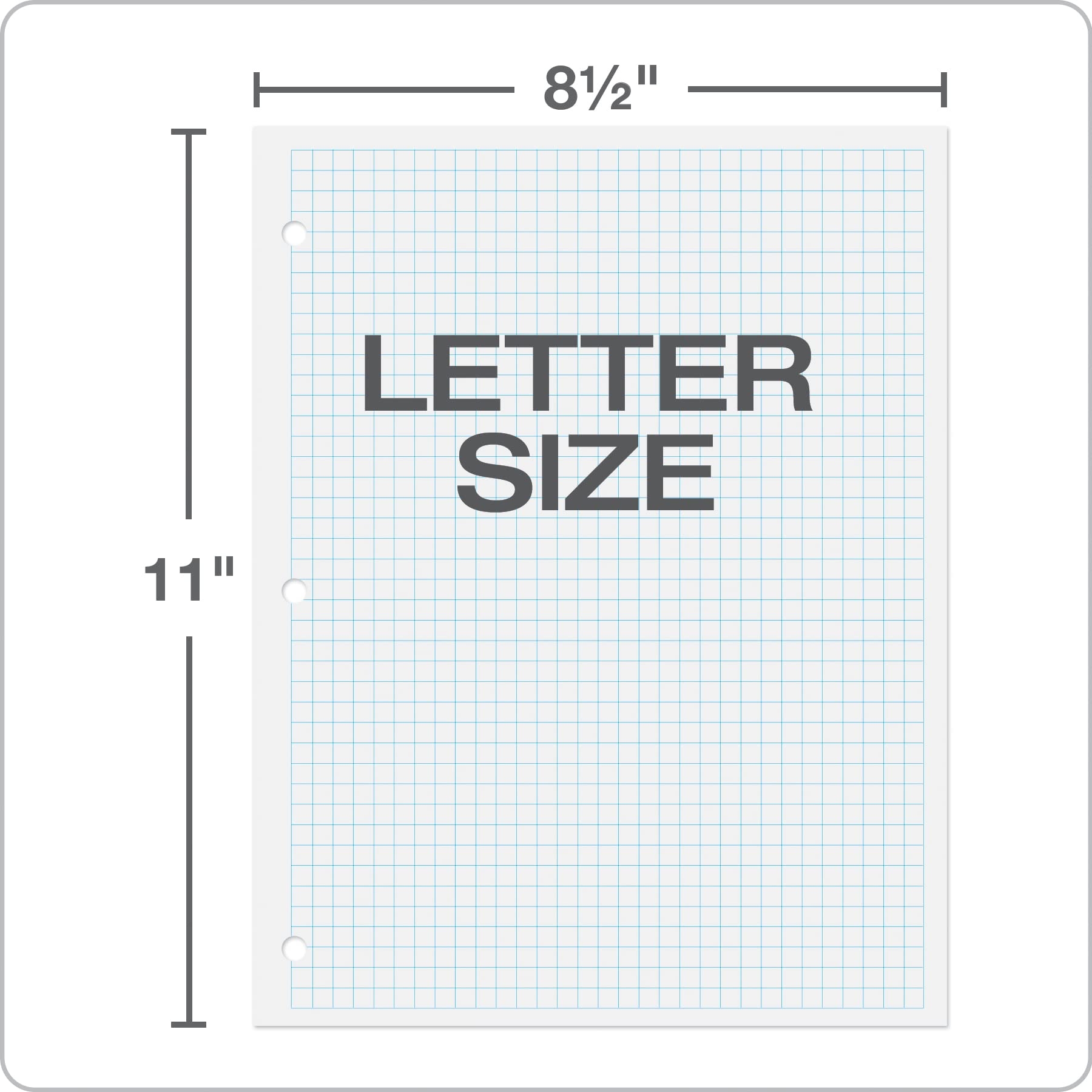 Oxford Filler Paper 8 1 2 X 11 Graph Rule Desertcart Seychelles