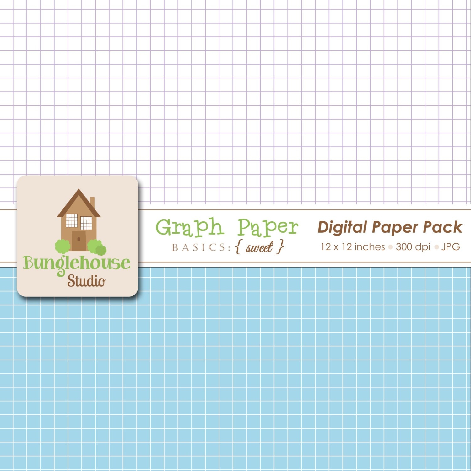 Pastel Digital Graph Paper Grid Paper Pack Instant Download Commercial Use Etsy
