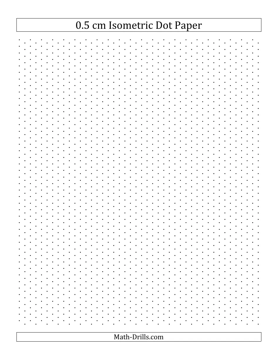 Plotting Sheets Geyer Instructional Products 1 4 Spaced Isometric Graph Paper