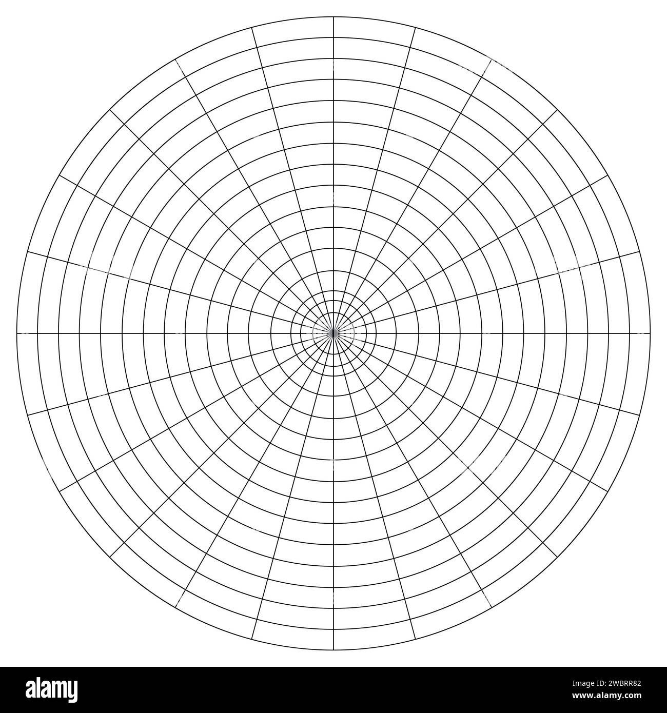 Polar Graph Paper Black And White Stock Photos Images Alamy