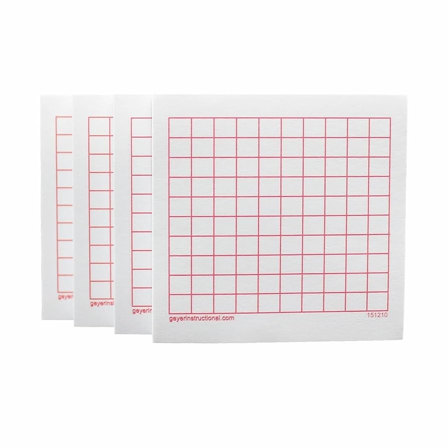 Post it Notes For Desktop NESTRE 24 Pads Graph Paper Sticky Notes Mini Graph Post It Notes 3x3 Sticky Grid Sheets