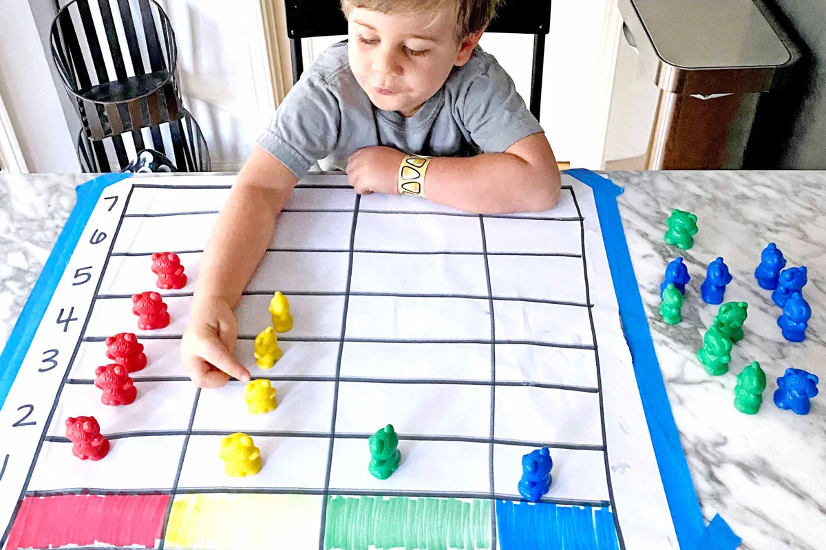 Mystery Picture Count Using Graph Paper