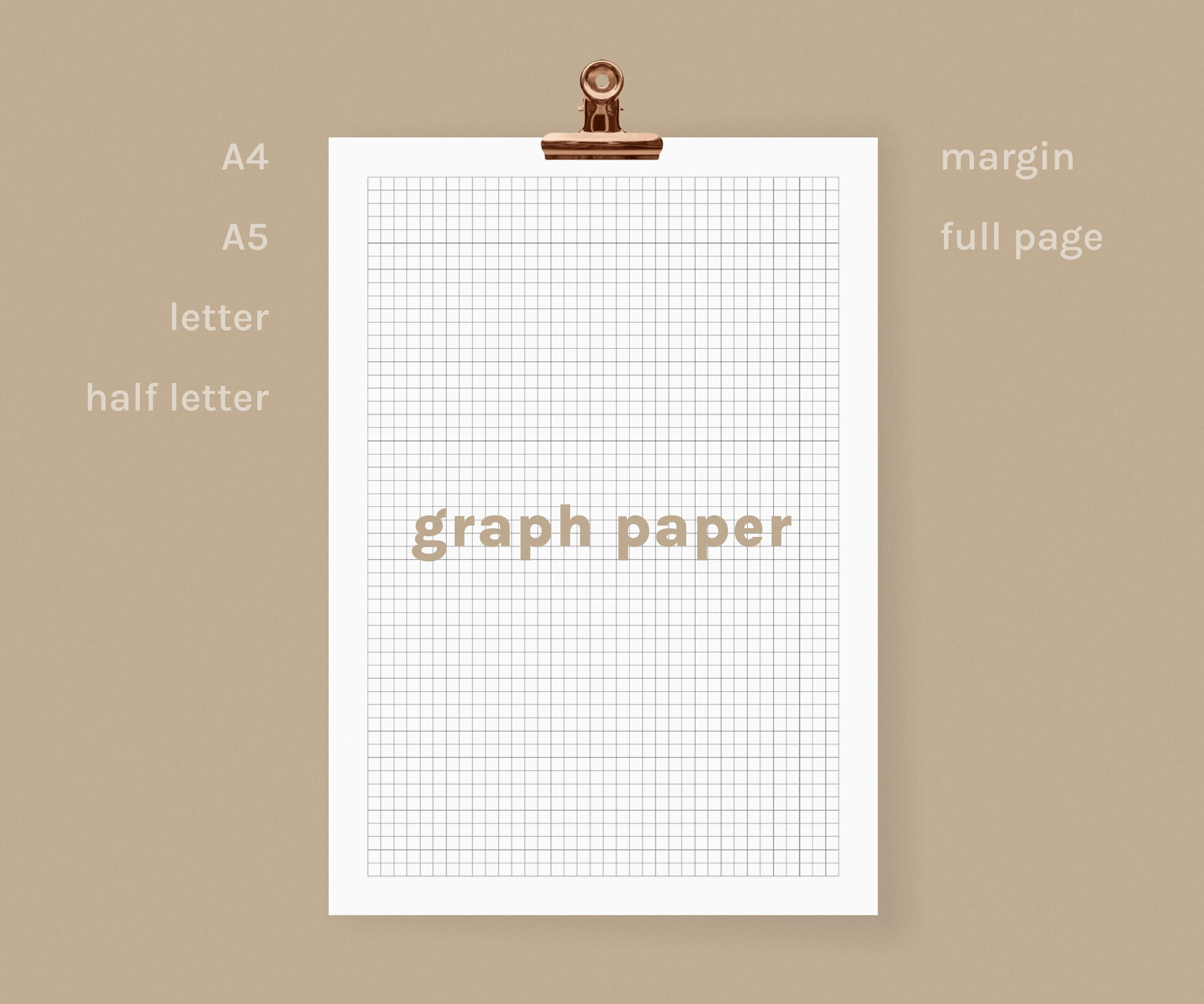 Graph Paper Printable A4 5mm