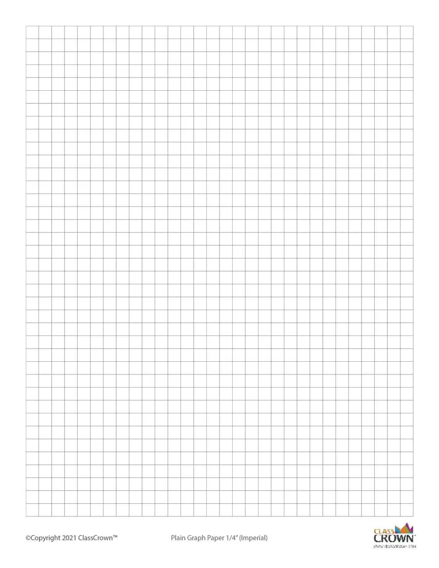 Printable Graph Paper ClassCrown
