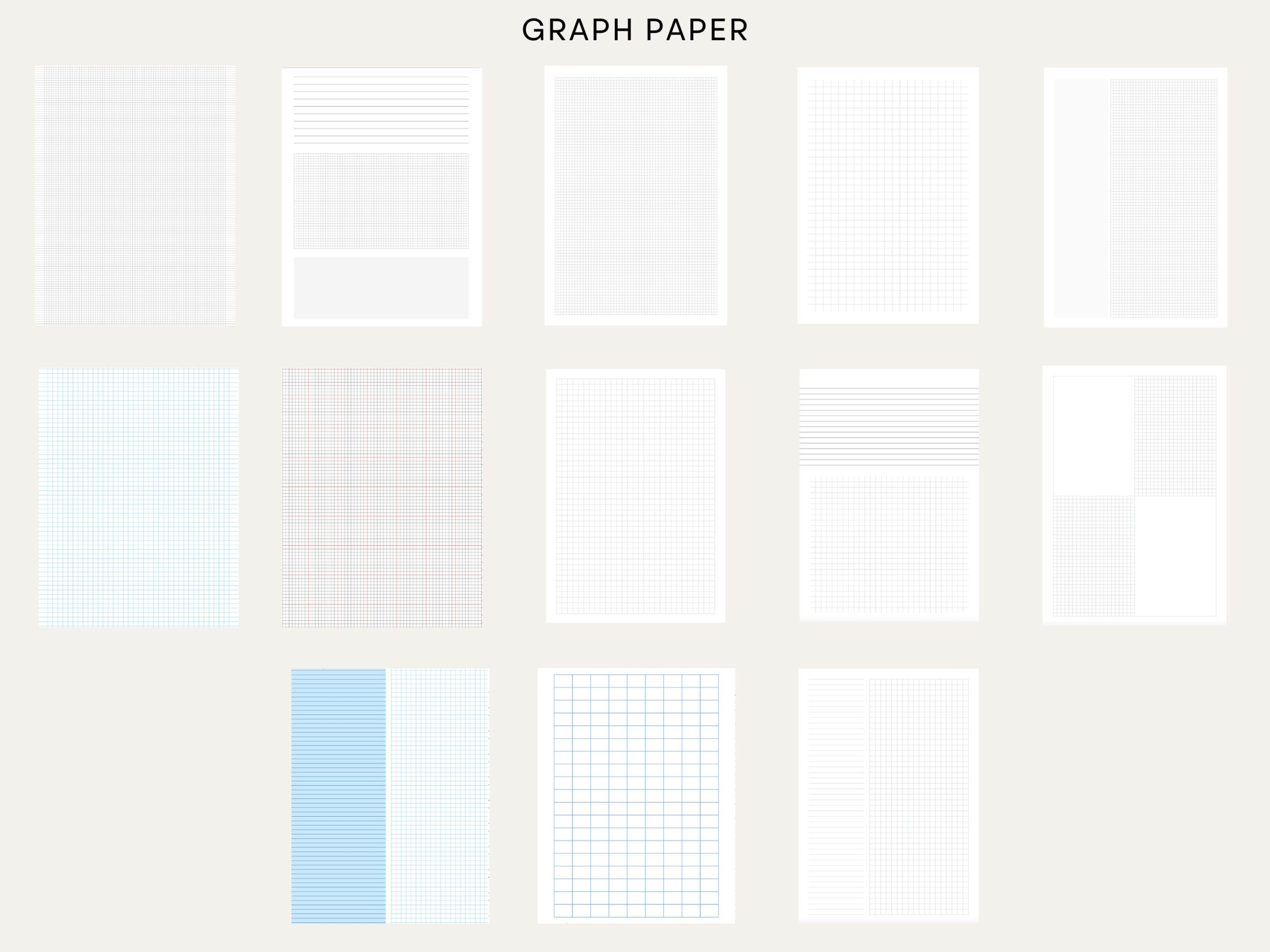 Printable Graph Paper PDF Dot Grid Paper Bullet Paper Grid Paper Digital Graph Paper Journal Graph Paper Graphing Paper Etsy