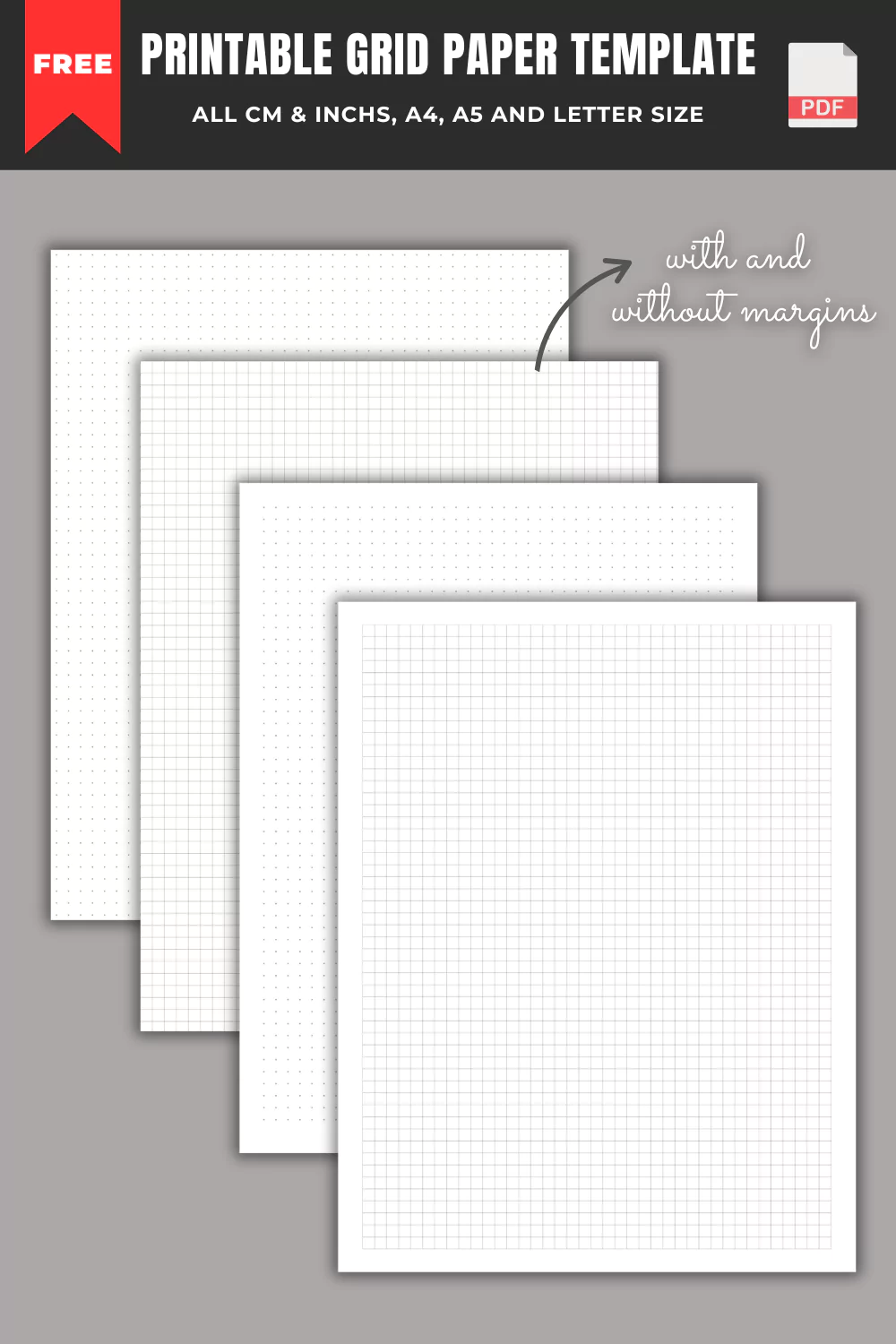 Printable Grid Paper For Free Dot And Square