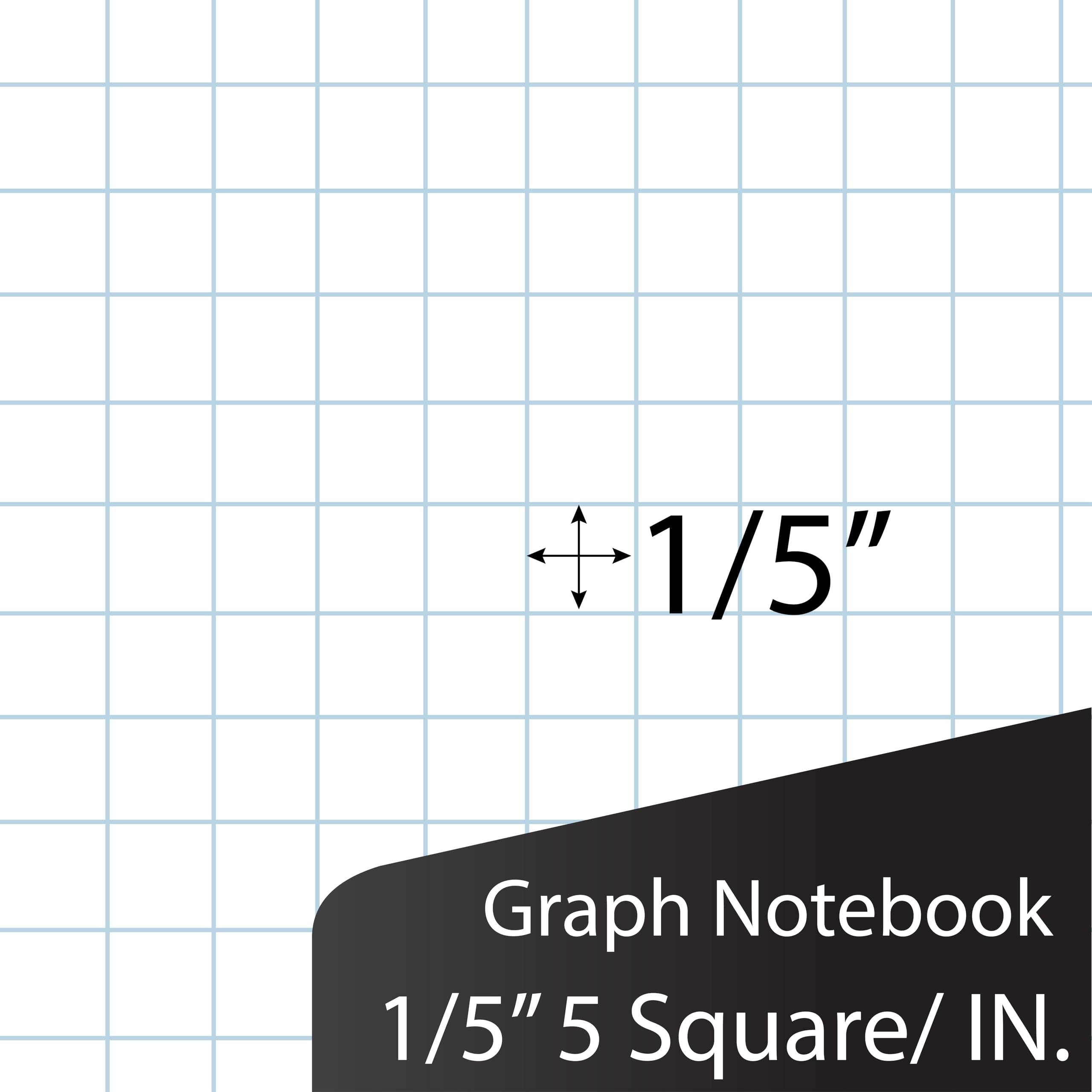 Quad Ruled Notebook 1InTheOffice Graph Paper Notebooks 4 Pack 7 5x9 75 Quad Ruled 80 Sheets Each Perfect For Math Sketching Notes Graph Notebooks