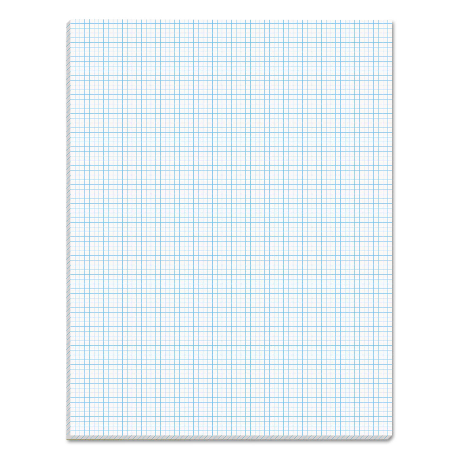 Quadrille Pads Quadrille Rule 8 Sq in 50 White 8 5 X 11 Sheets Mastersupplyonline