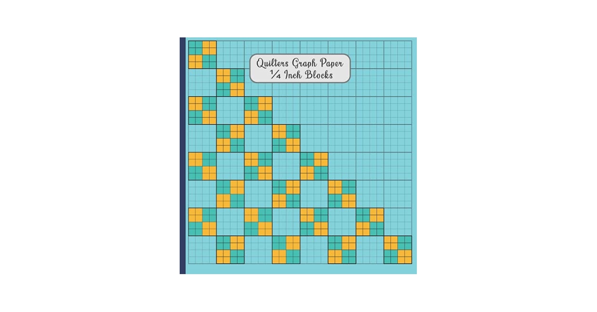 Quilters Graph Paper Single Sided Pages 8 x8 Square Divided Into 1 4 Squares Ideal For Quilt Design Layouts Nollik Gemma 9798532241503 Amazon Books