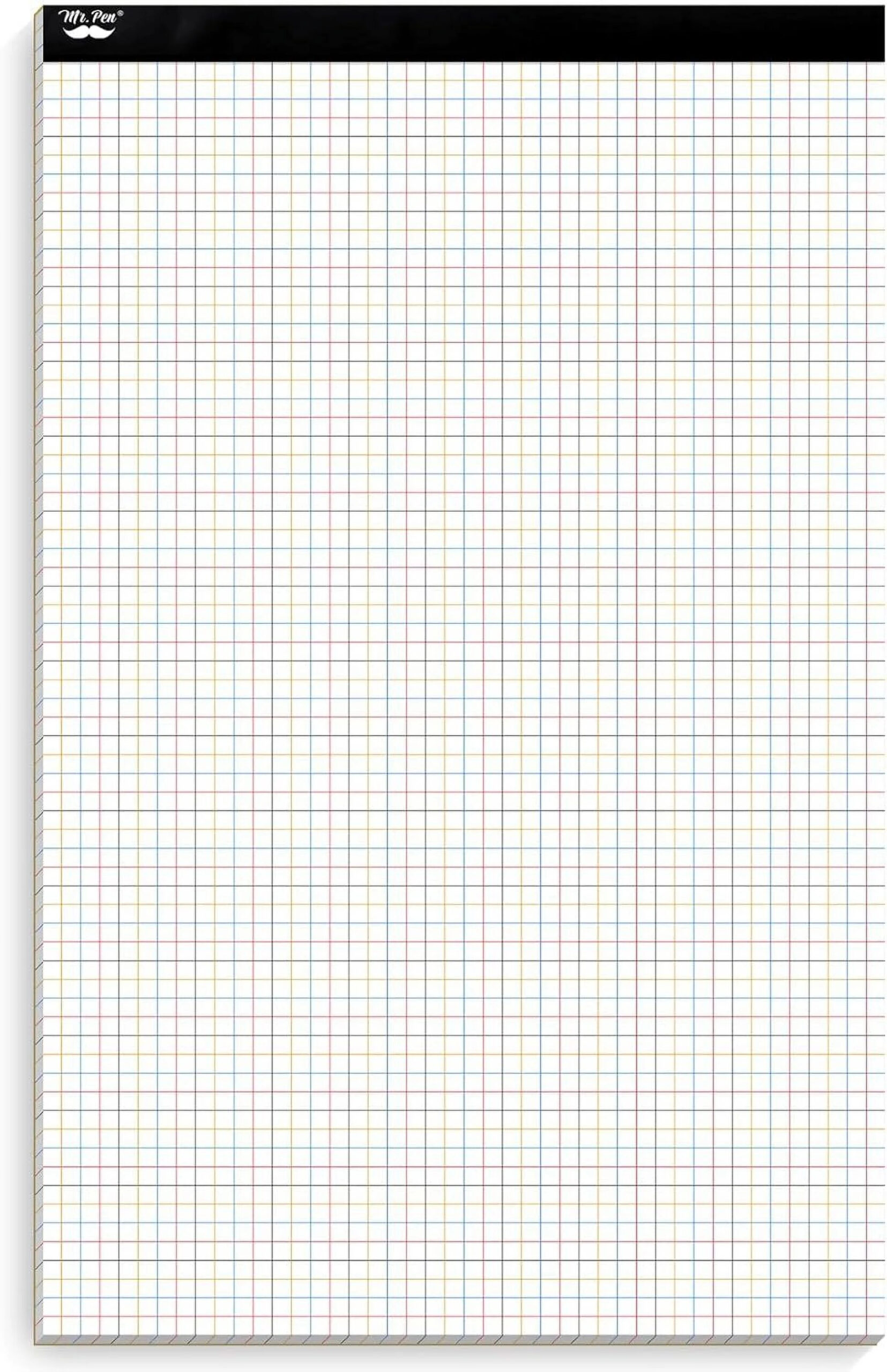 Reporter Notebook Mr Pen Graph Paper Pads 8 5 X 11 Inches 2 Pack 55 Sheets 2x2 Graph Paper