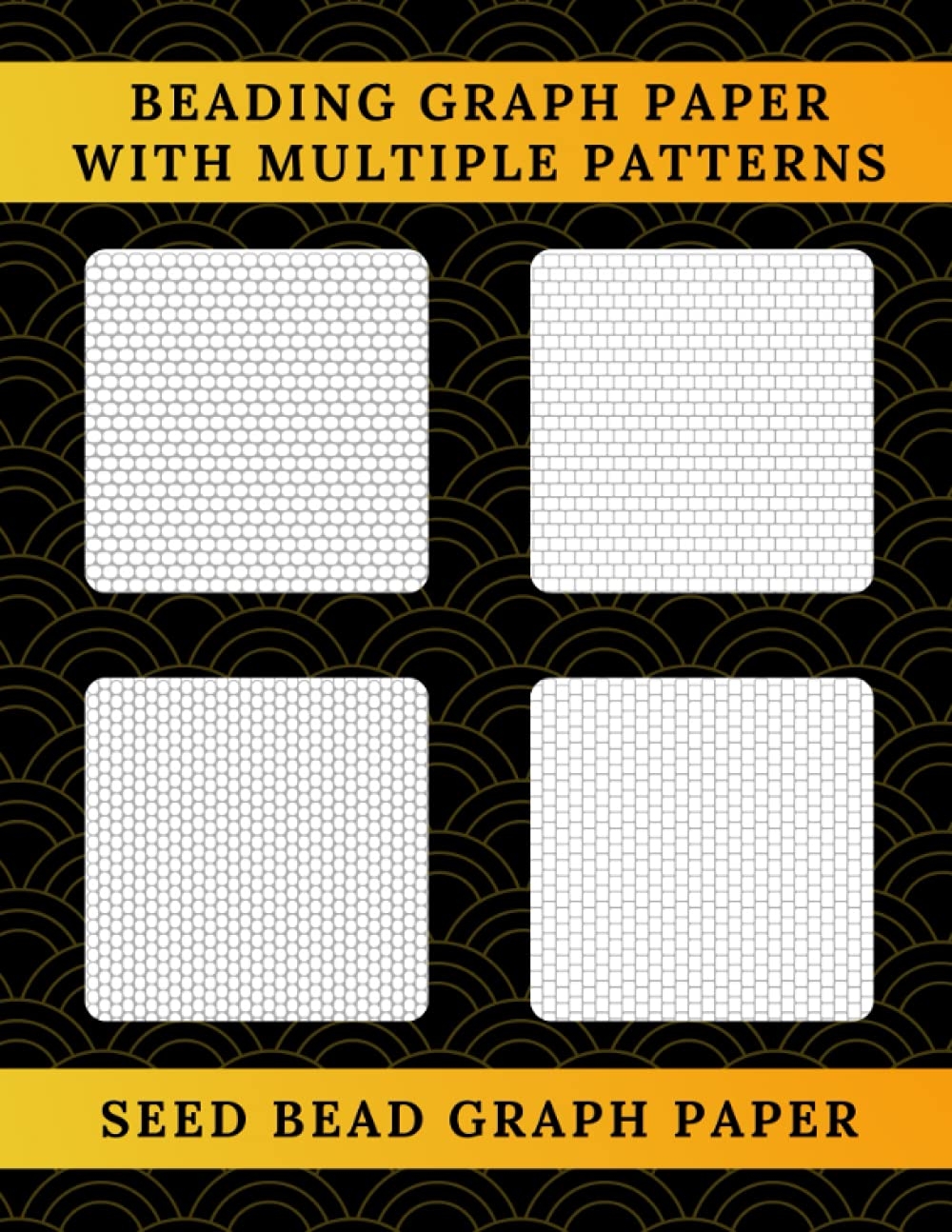 Seed Bead Graph Paper Beading Graph Paper With Multiple Patterns For The Creation Of Beadwork Designs Brick Stitch Cylinder Round Beads Peyote Stitch Cylinder Round Beads Sarah Ino 9798470116987 Amazon 