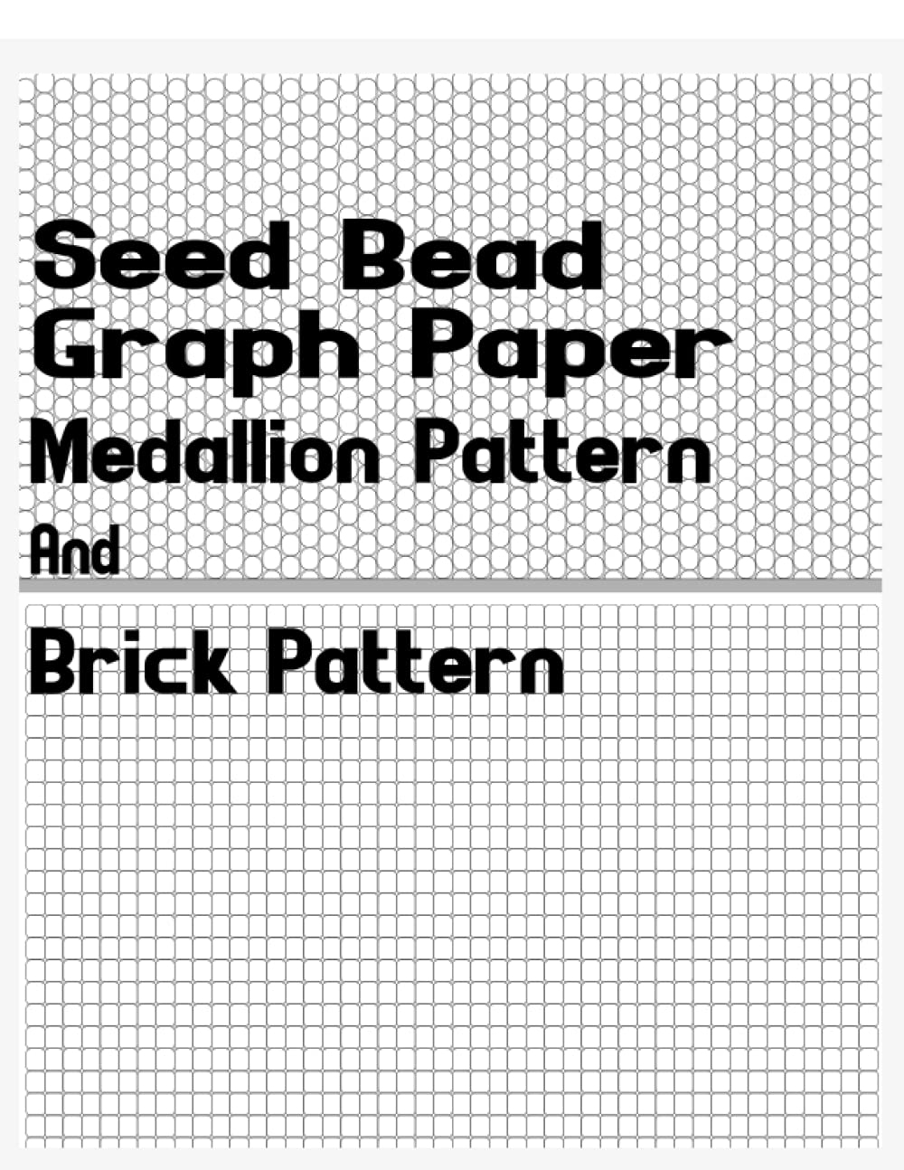 Seed Bead Graph Paper Brick Pattern And Medallion Amazon co uk Danial Books