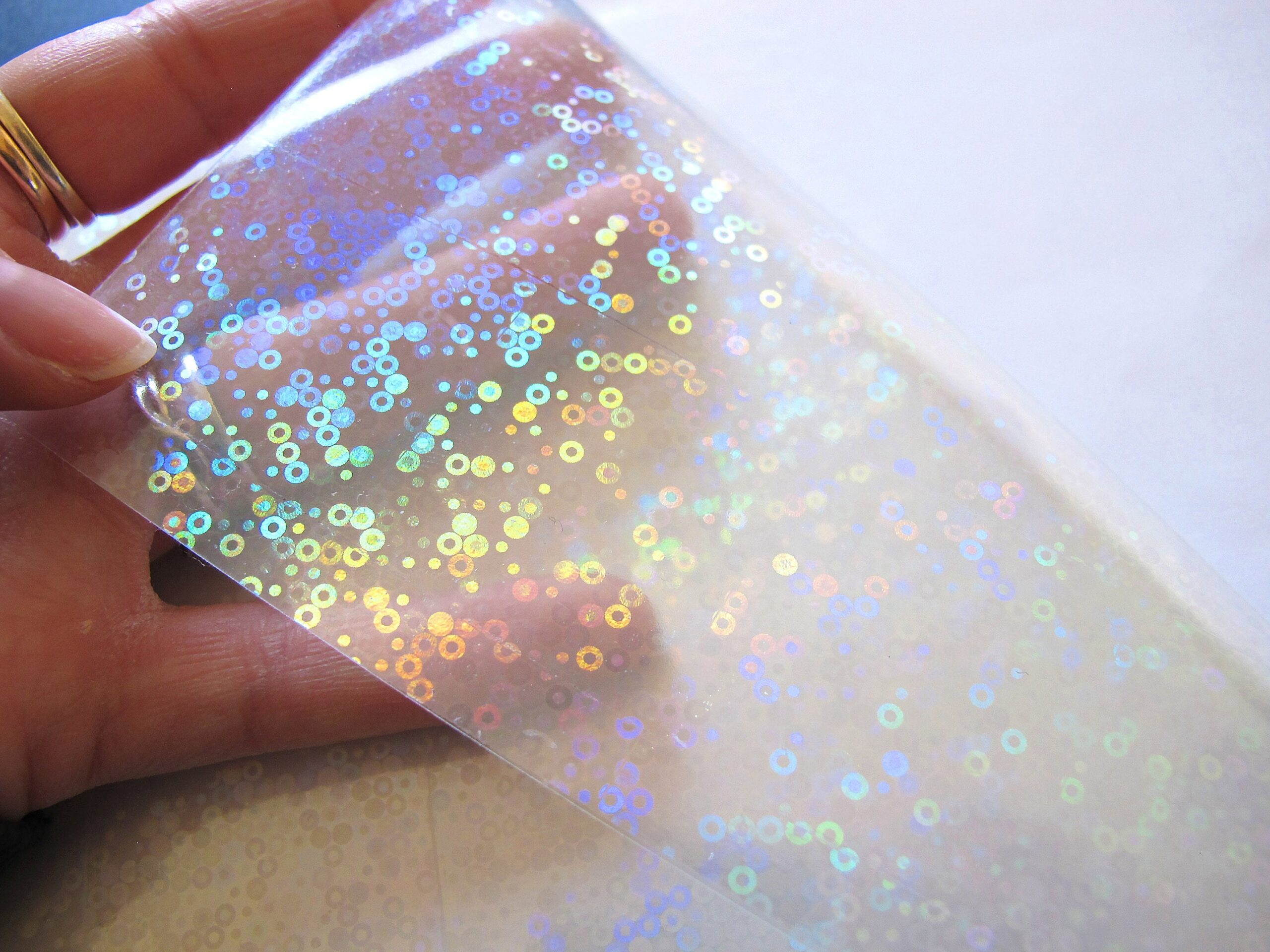 Transparent Holographic Sticker Paper