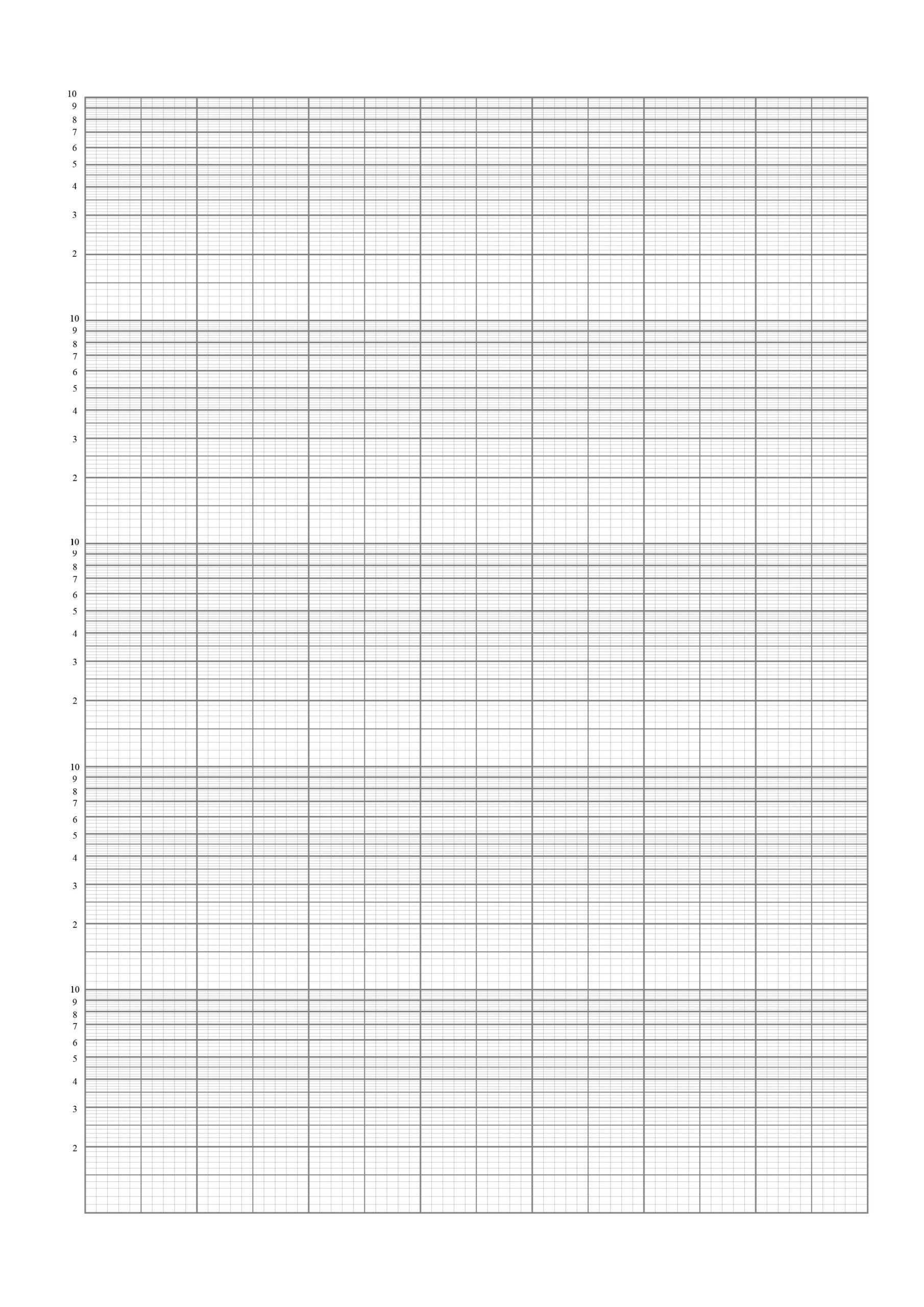 Semi log Graph Paper PDF Graph Paper Page