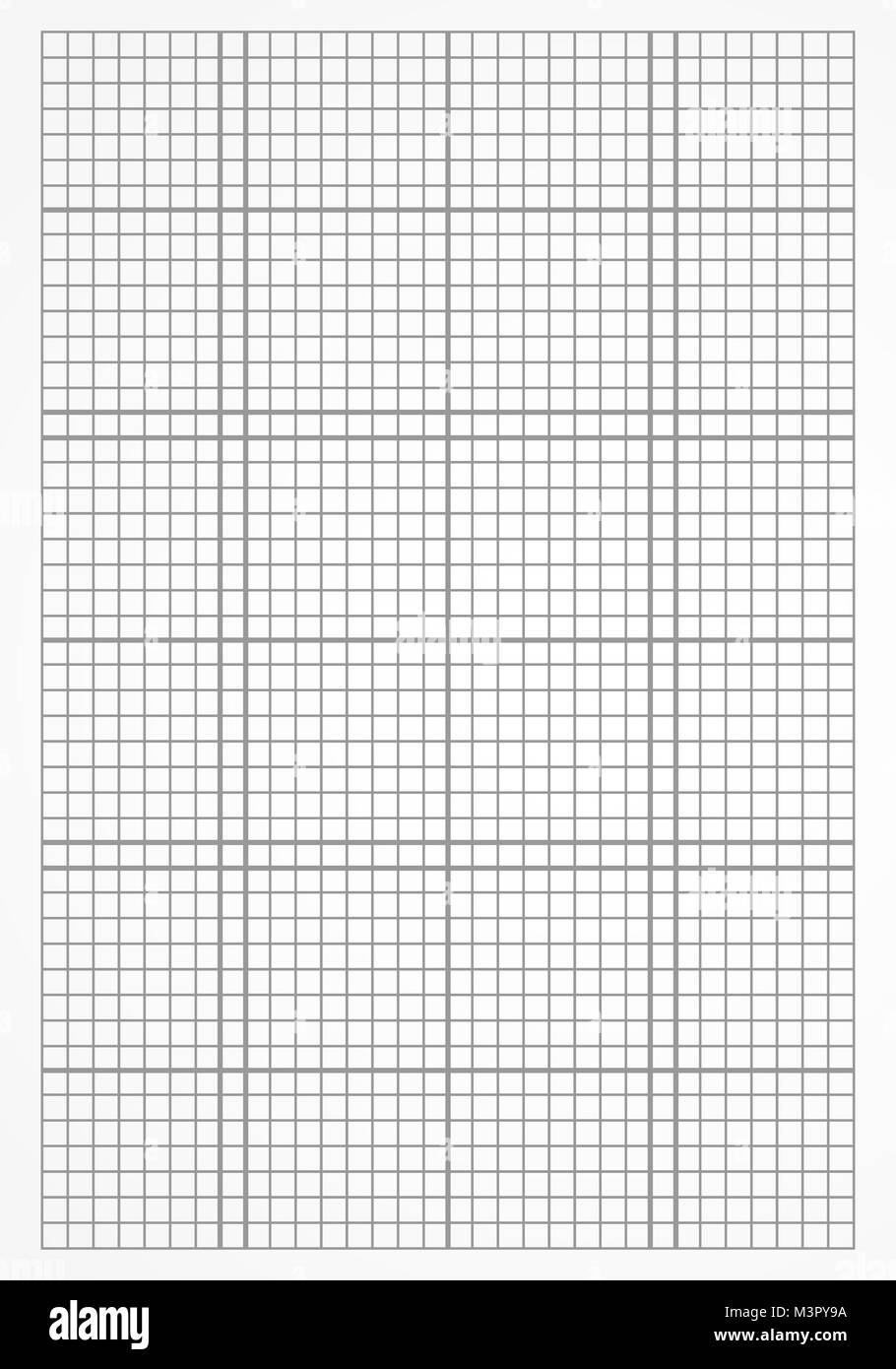 Square Lined Grid Sheet Of Notebook Paper Stock Vector Image Art Alamy