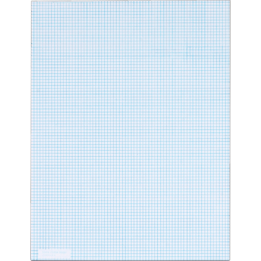 TOPS Graph Pad 50 Sheets Both Side Ruling Surface 20 Lb Basis Weight Letter 8 1 2 X 11 Sheet Size White Paper 1 Pad DeGroot Technology