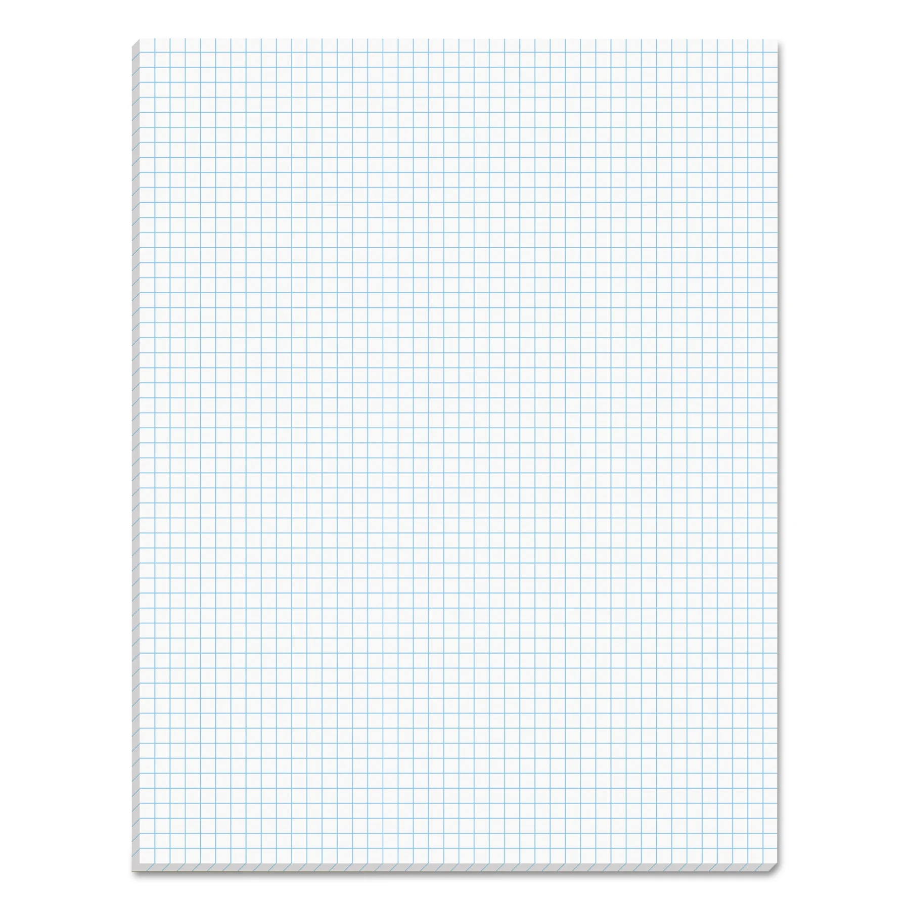 TOPS Lined Paper Ruled Graph Notepad 5 Square Inch Quadrille Pads Letter Size Writing Support Walmart