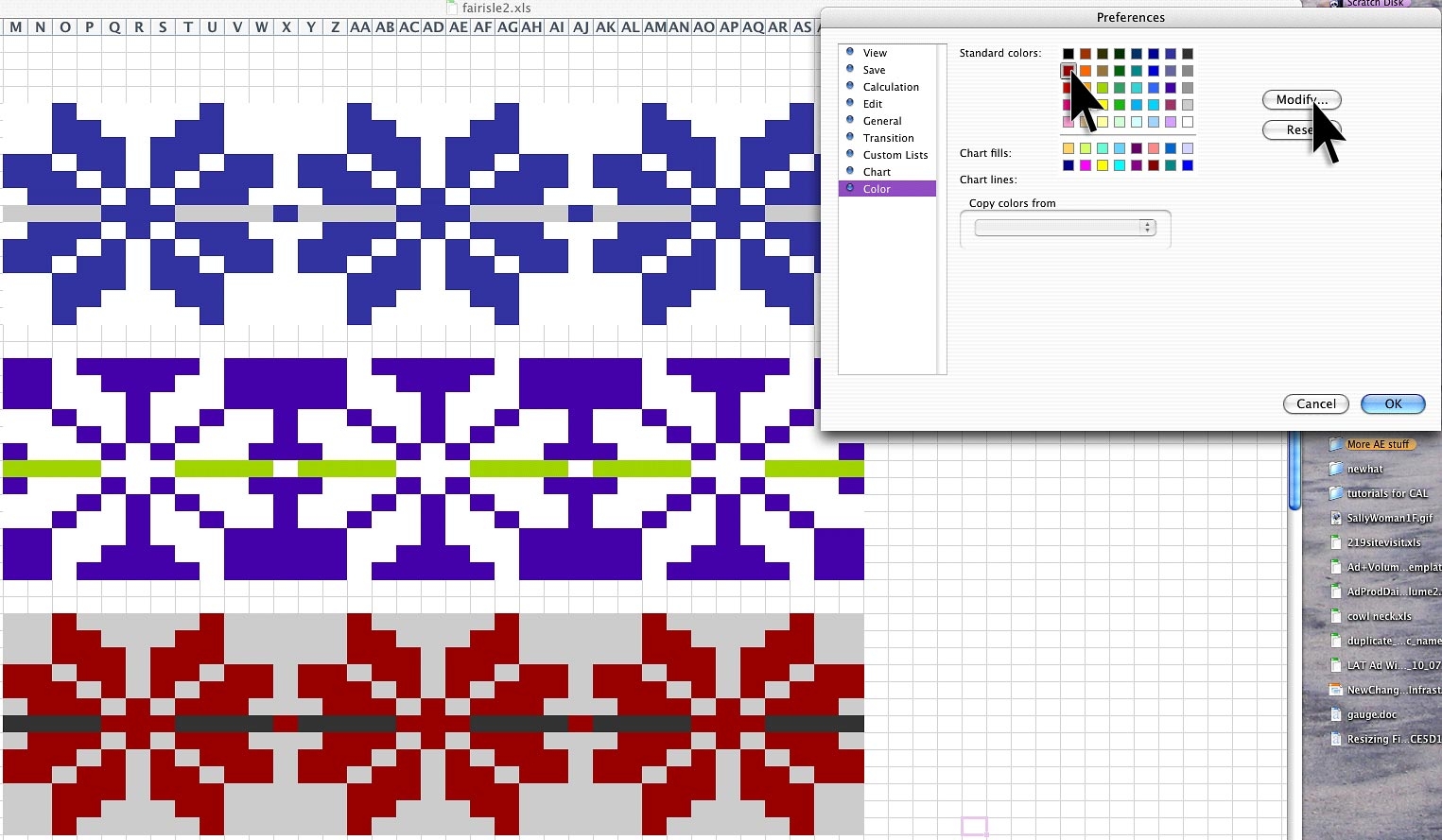Tutorial Using Excel To Design Colorwork Marnie Speak Good Girl 
