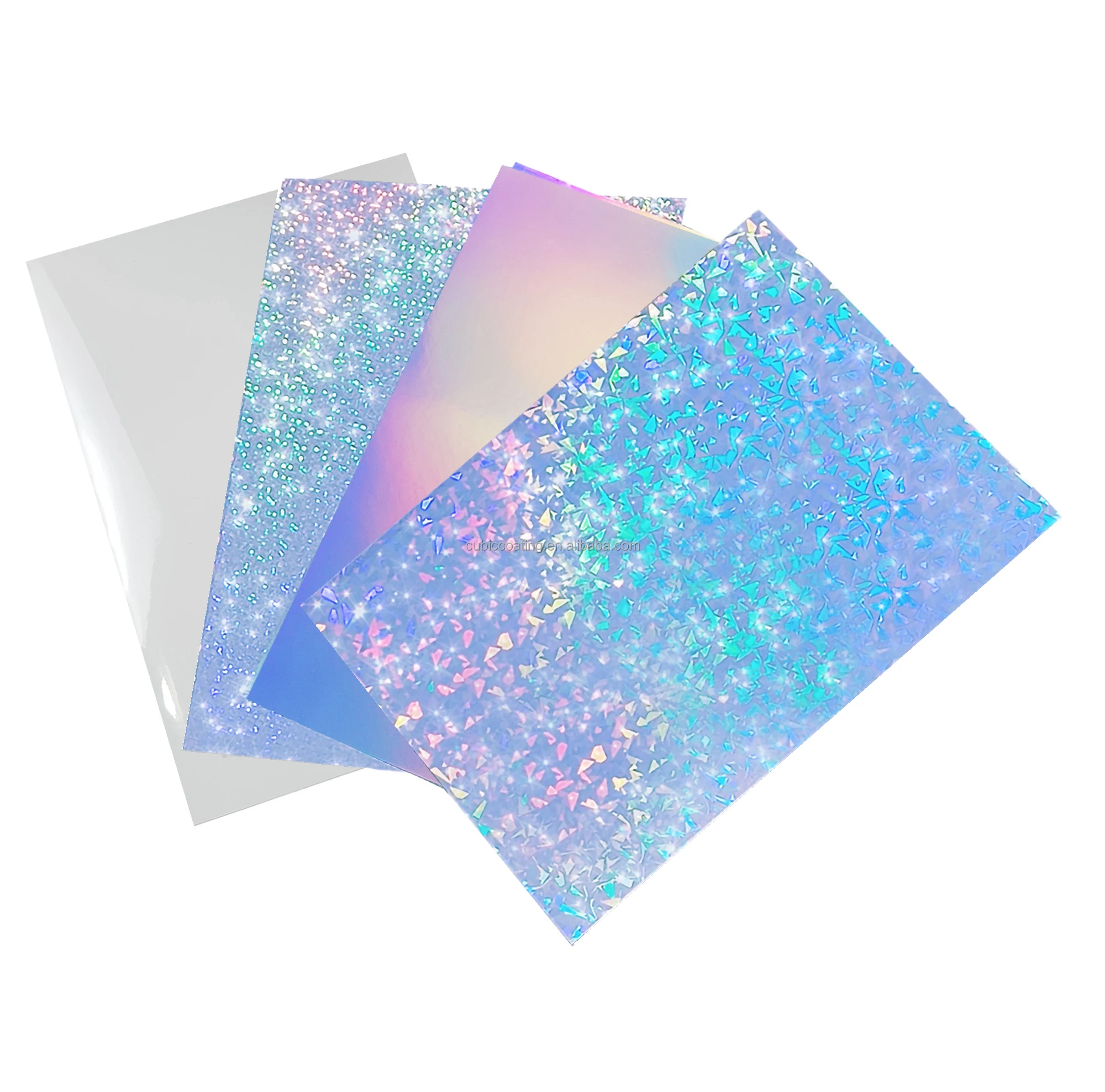 Waterproof Rainbow Sticker Paper Holographic Vinyl
